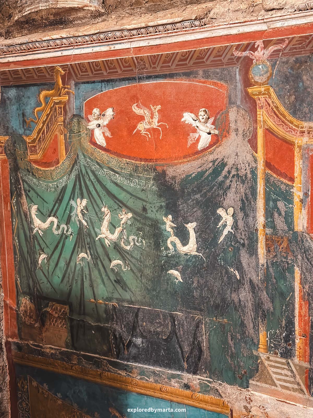 Amalfi Coast, Italy-ancient underground Roman Villa and monastery catacombs in Positano
