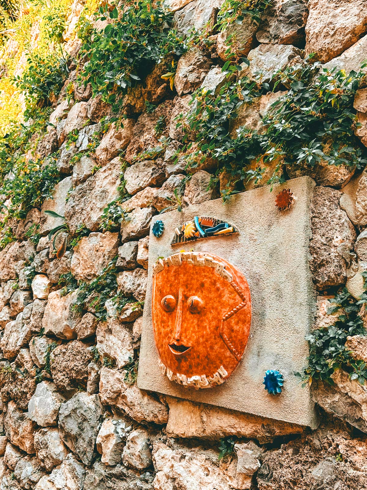 Amalfi Coast, Italy-ceramic art in the streets of Praiano