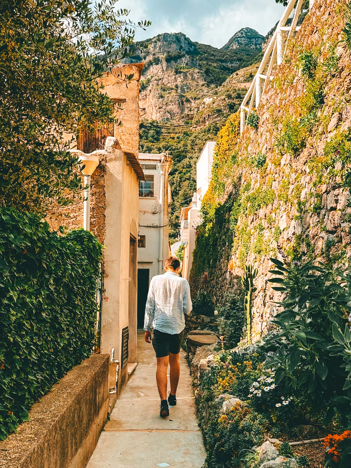 Amalfi Coast, Italy-ceramic art in the streets of Praiano
