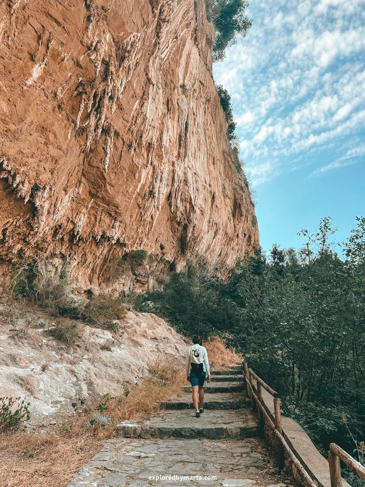 Amalfi Coast, Italy-hike up to Buco di Montepertuso above Positano