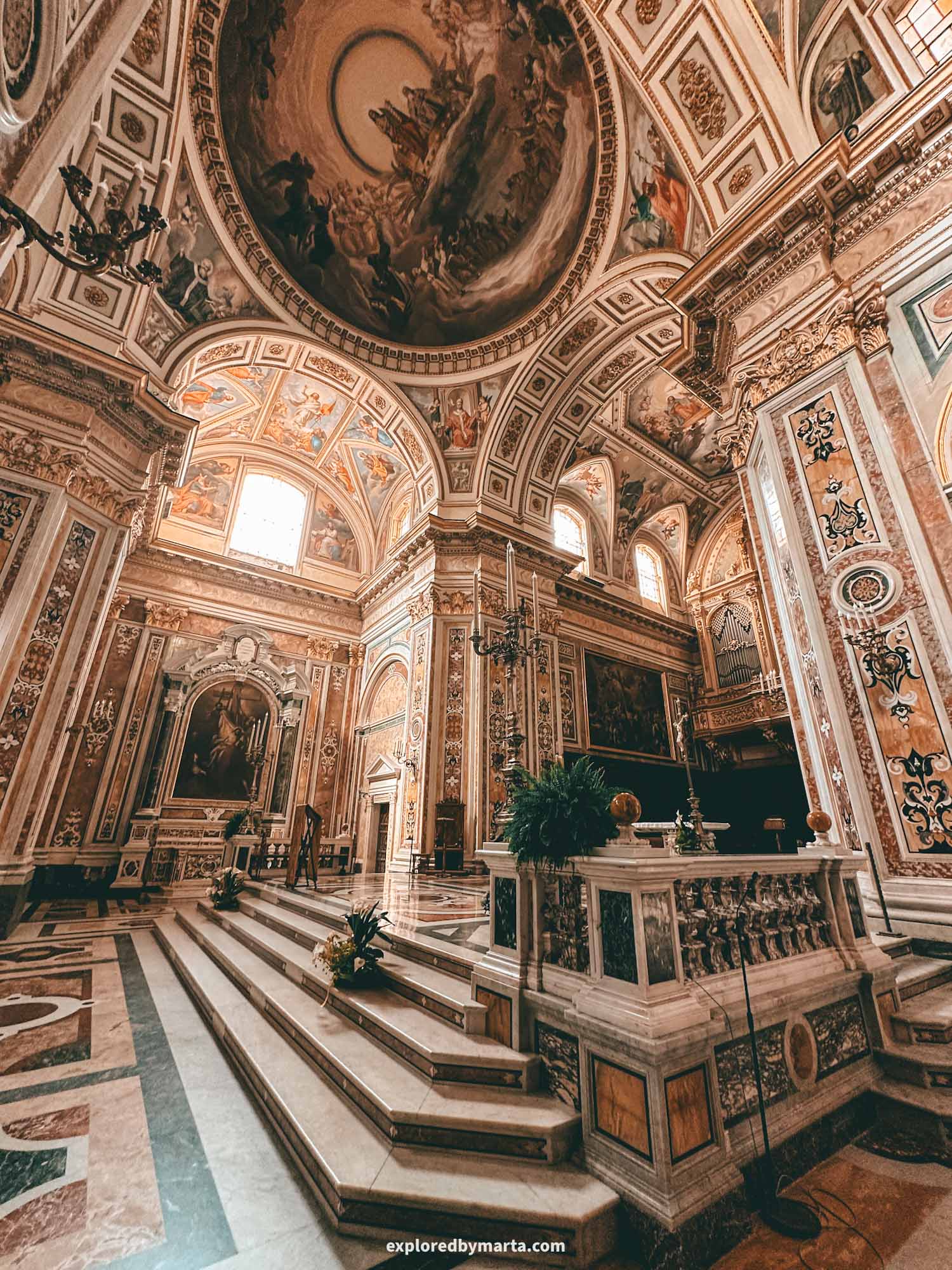 Amalfi Coast, Italy-the medieval Benedictine abbey, La Trinità della Cava