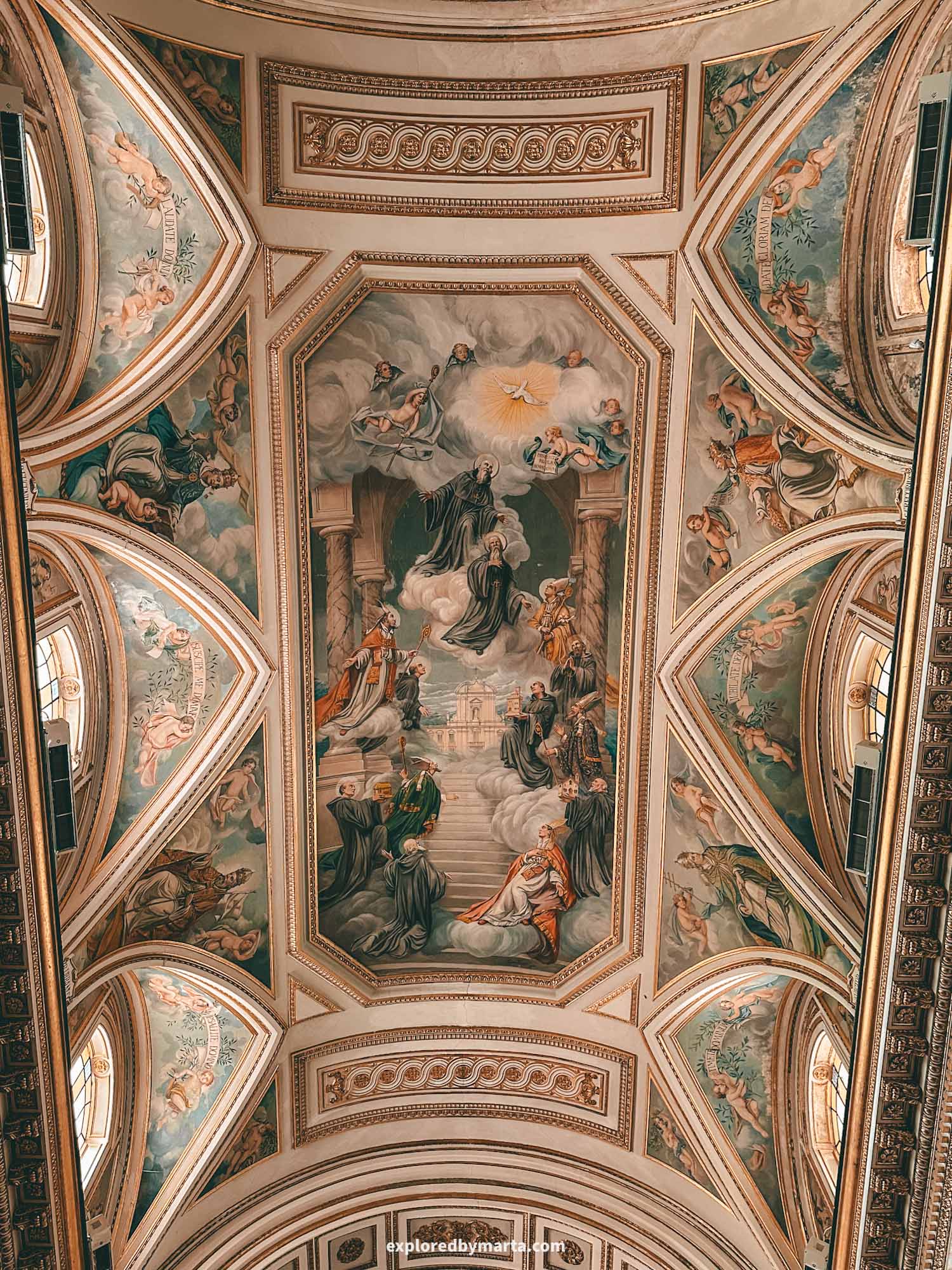 Amalfi Coast, Italy-the medieval Benedictine abbey, La Trinità della Cava