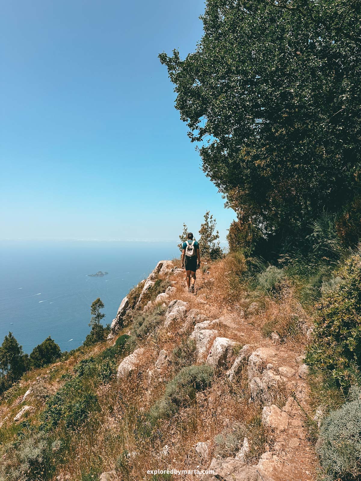 Circuit of Tre Calli is one of the most scenic hikes on the Amalfi Coast, Italy