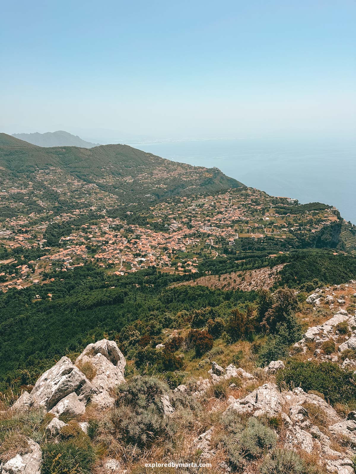 Circuit of Tre Calli is one of the most scenic hikes on the Amalfi Coast, Italy