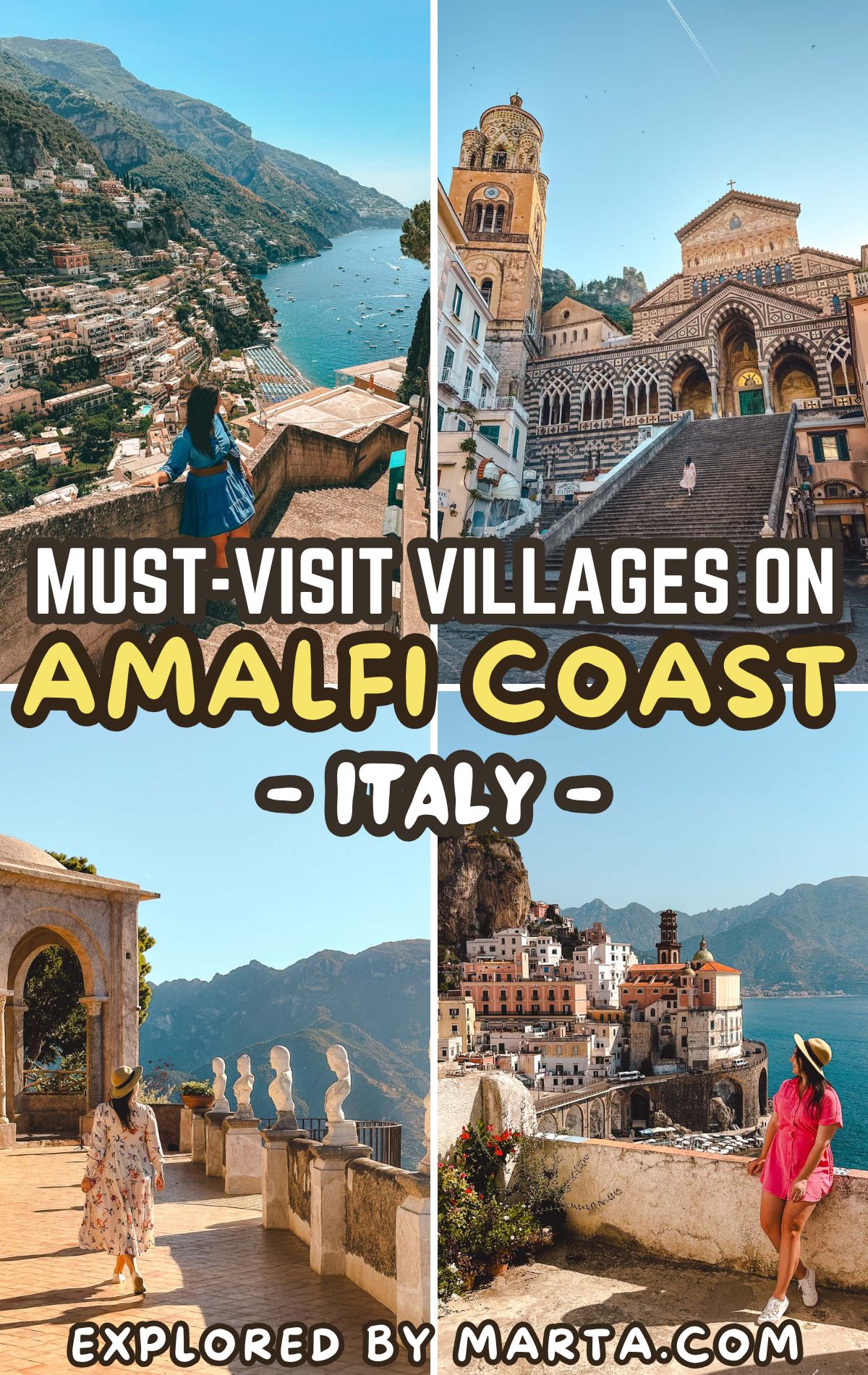 Must-visit villages on the Amalfi Coast, Italy