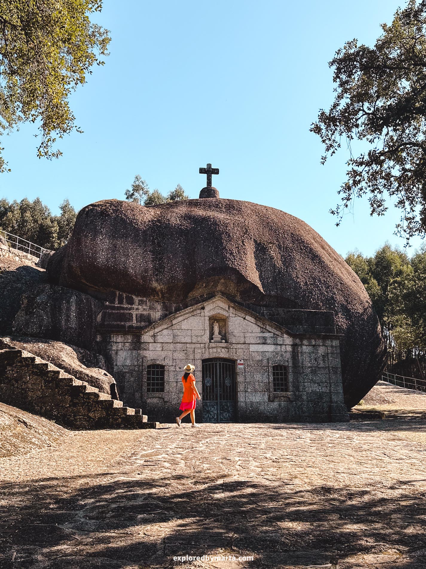 Portugal-Chapel of Our Lady of Lapa in the Soutelo municipality in Northern Portugal