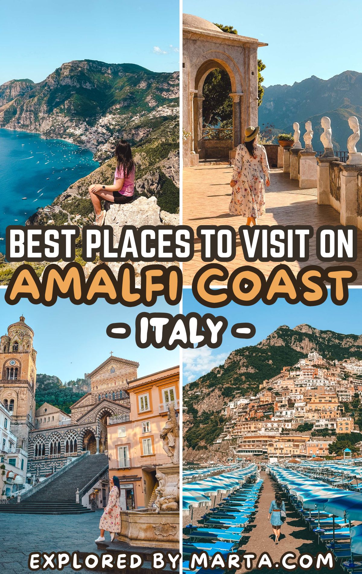 Ultimate best places to visit on the Amalfi Coast in Italy