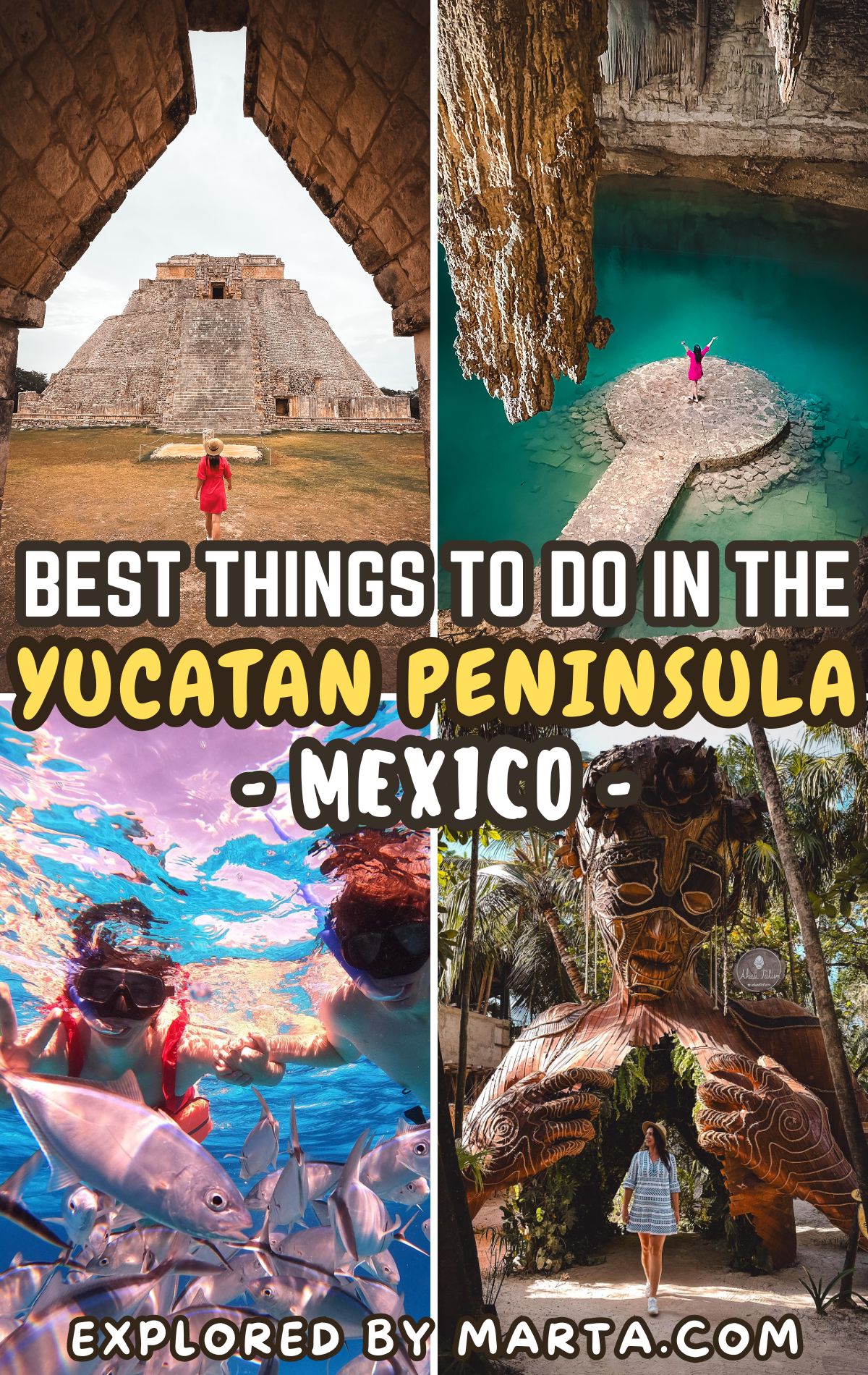 Ultimate best things to do in the Yucatan Peninsula and Riviera Maya in Mexico