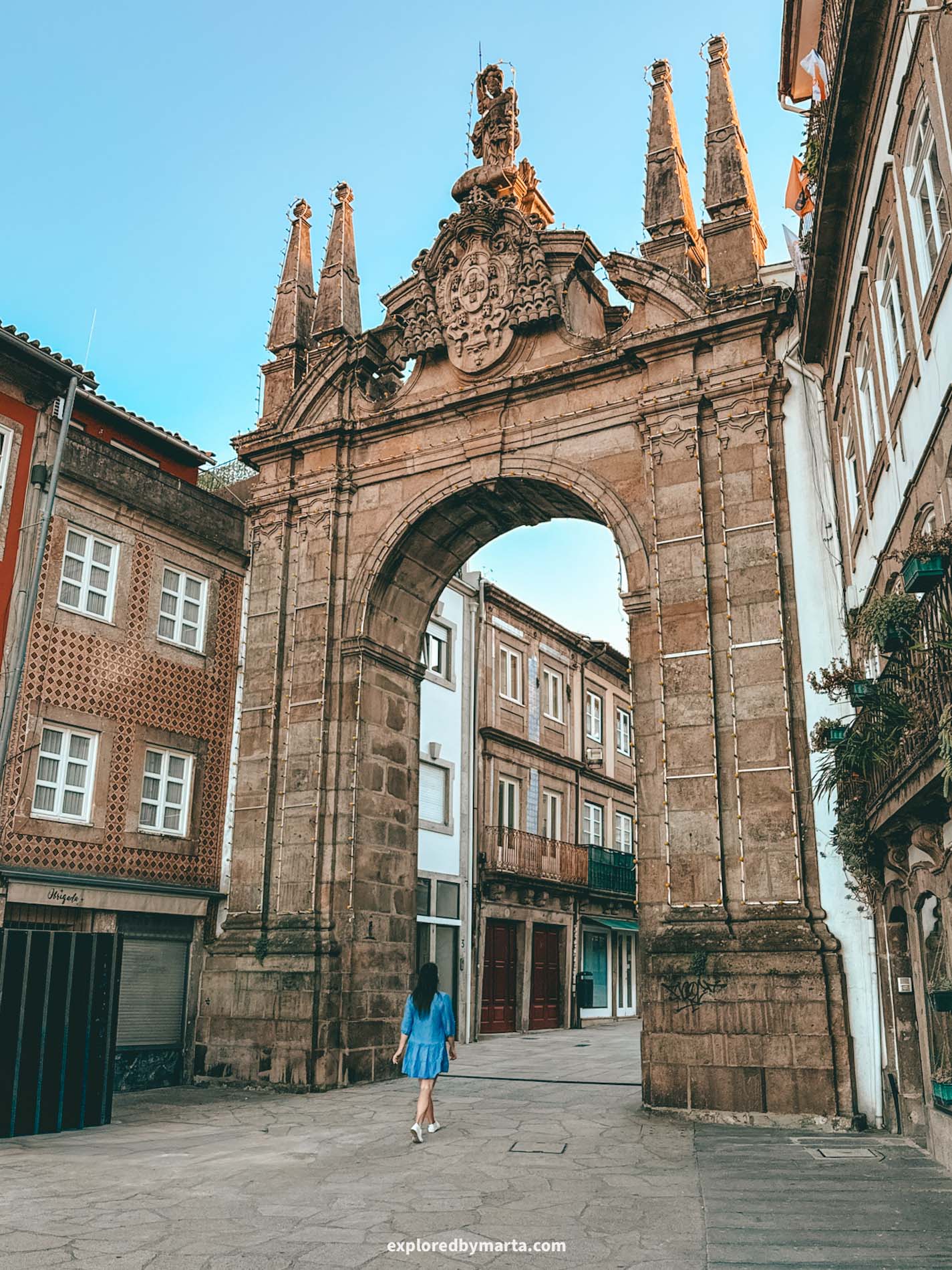 Braga, Portugal-Arco da Porta Nova
