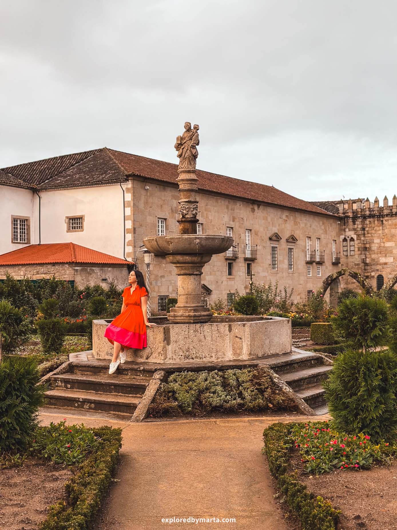 Braga, Portugal-Jardim de Santa Bárbara