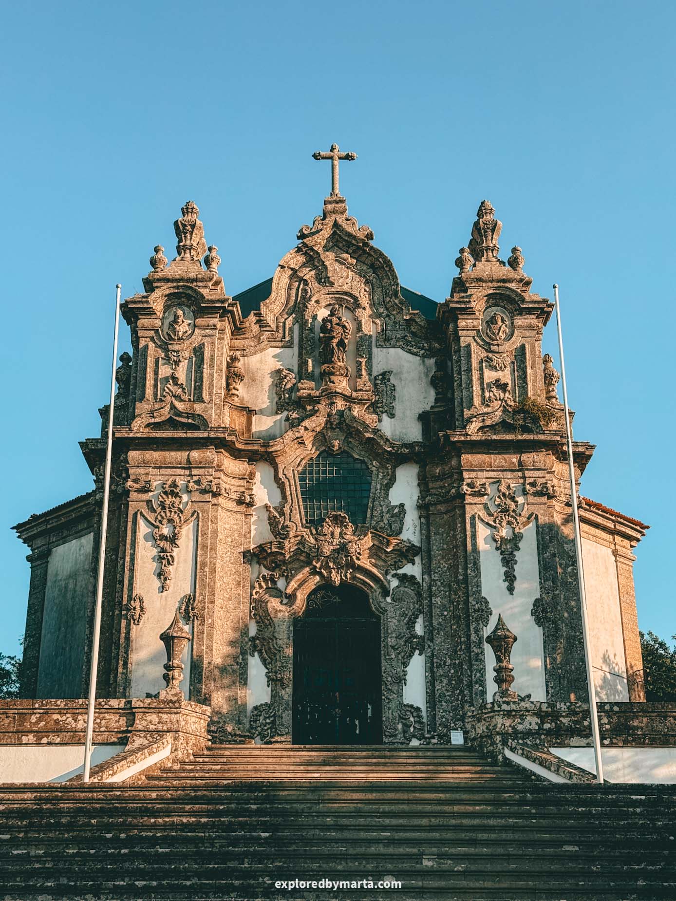 Braga, Portugal-Santuário de Santa Maria Madalena de Falperra