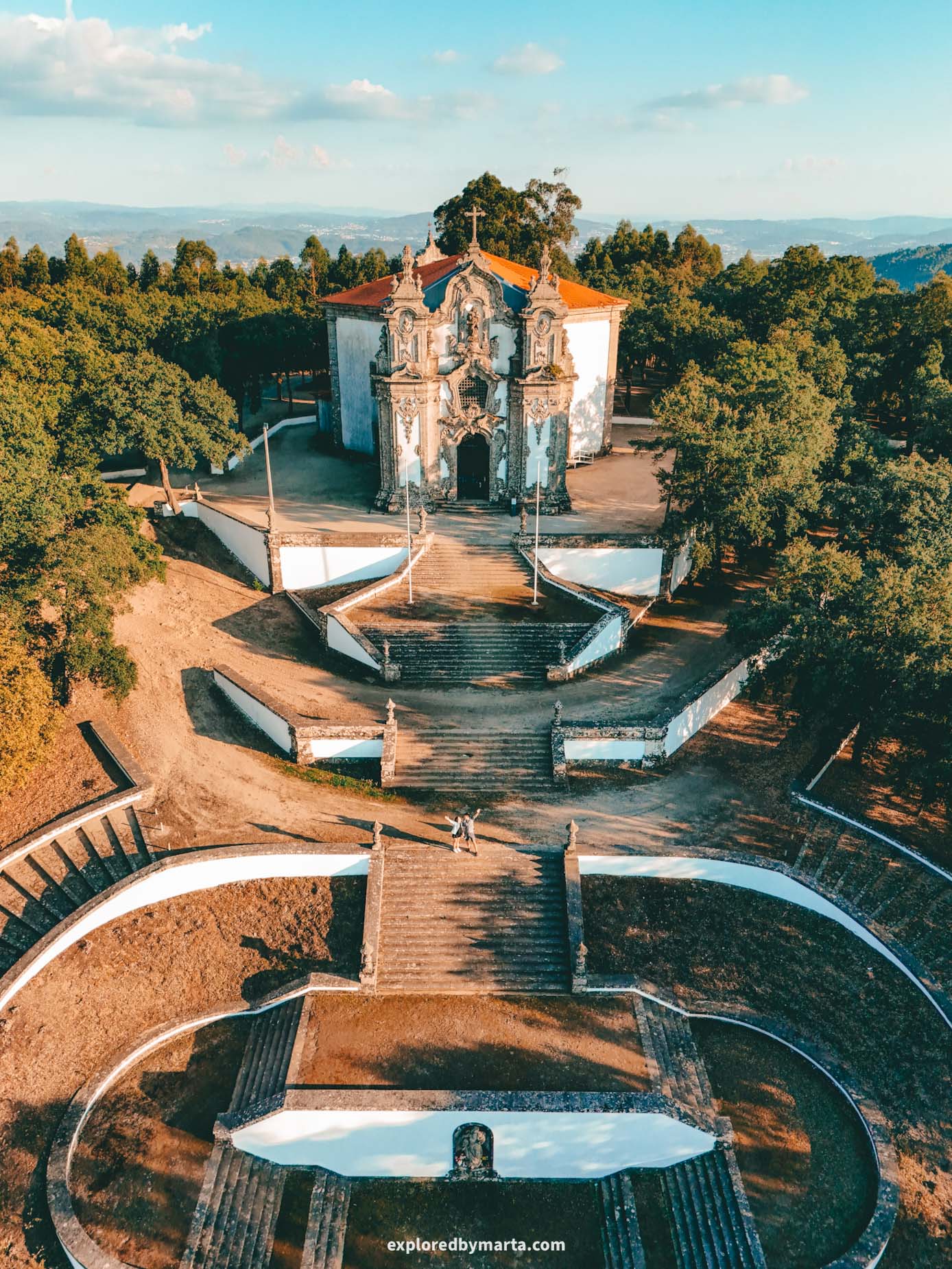 Braga, Portugal-Santuário de Santa Maria Madalena de Falperra