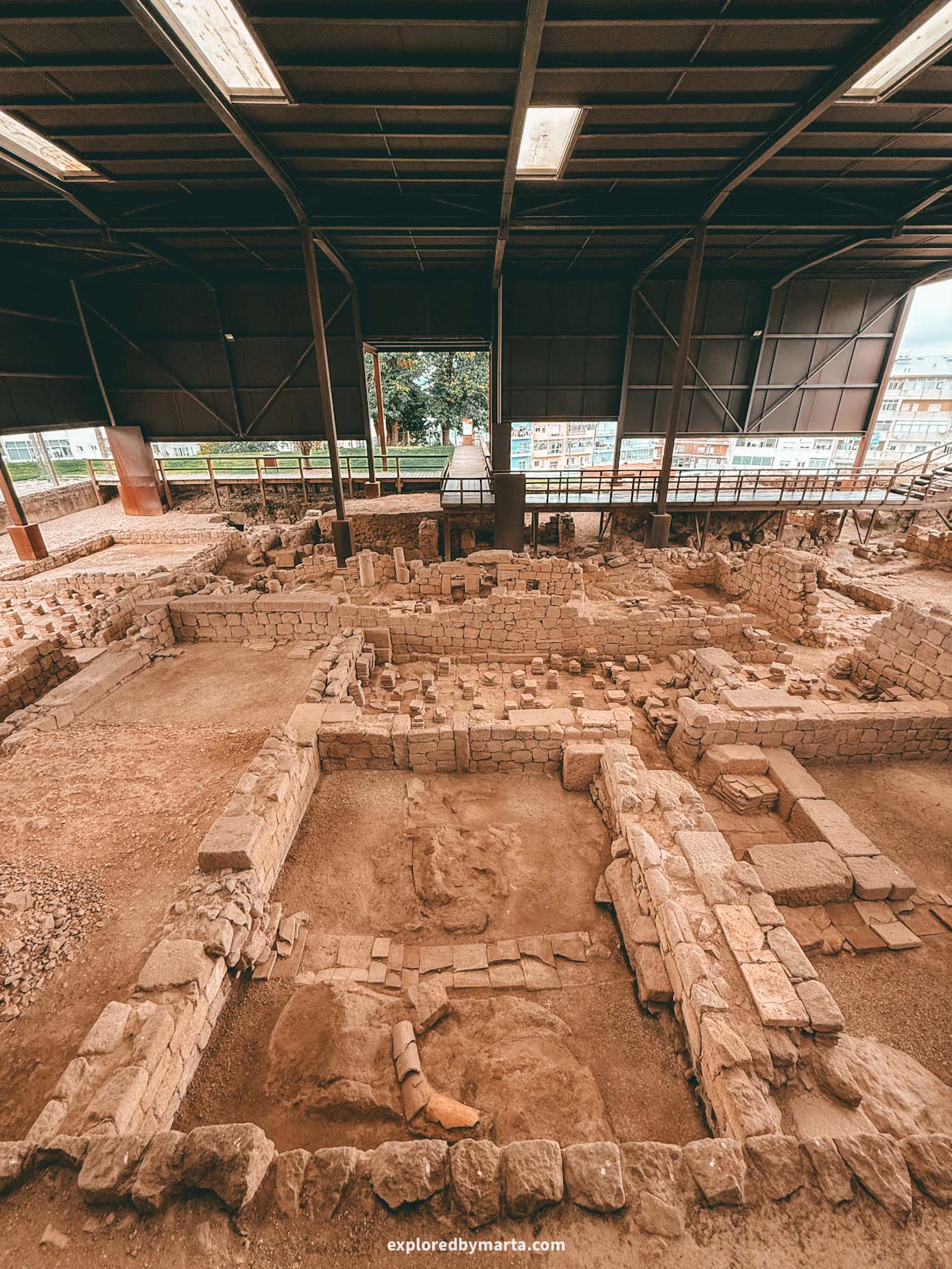 Braga, Portugal-Termas Romanas do Alto da Cividade in Braga
