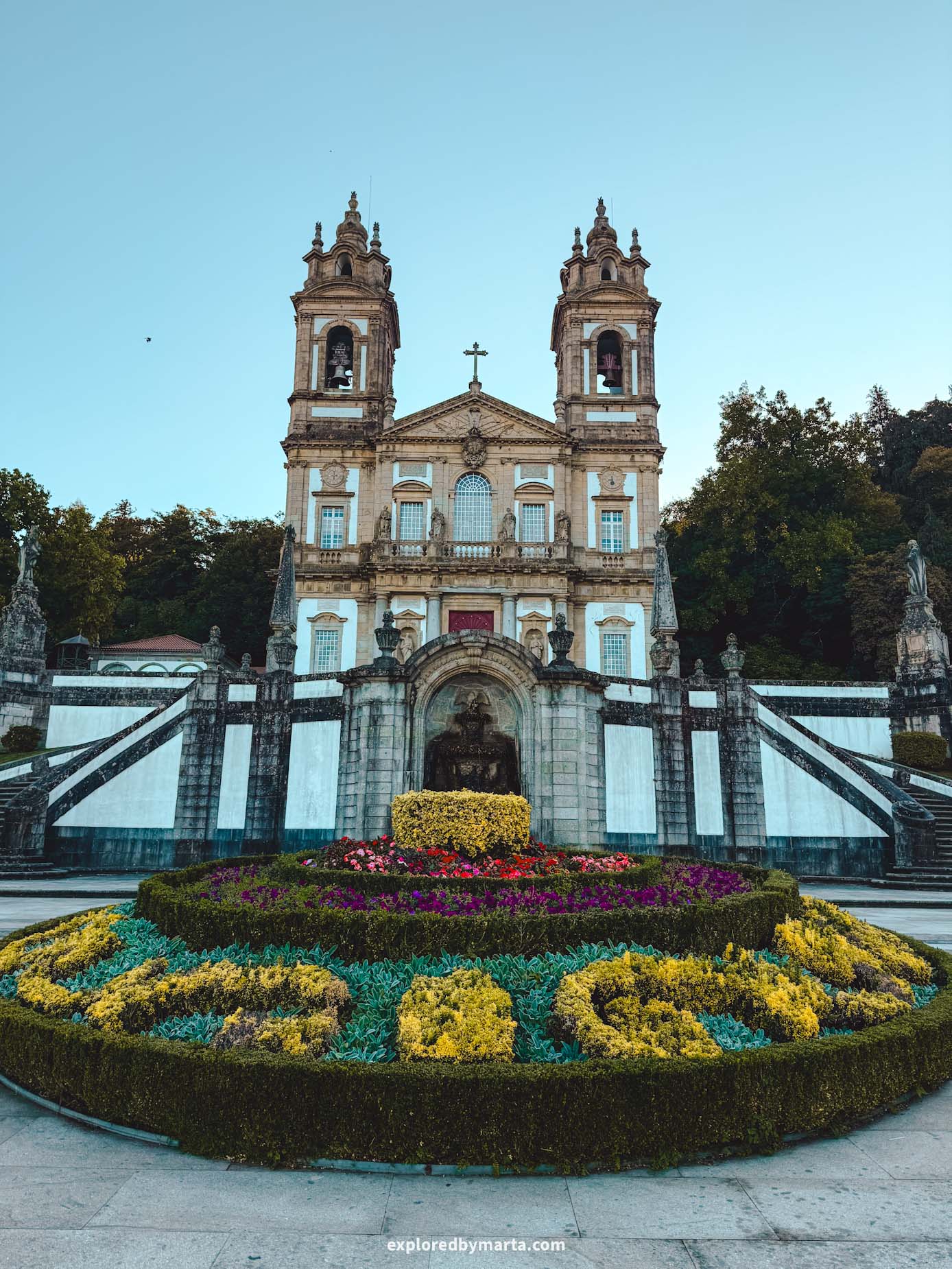 Braga, Portugal-visiting Bom Jesus do Monte in Braga