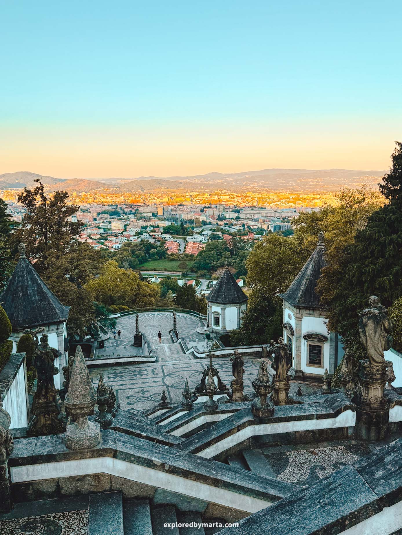 Braga, Portugal-visiting Bom Jesus do Monte in Braga