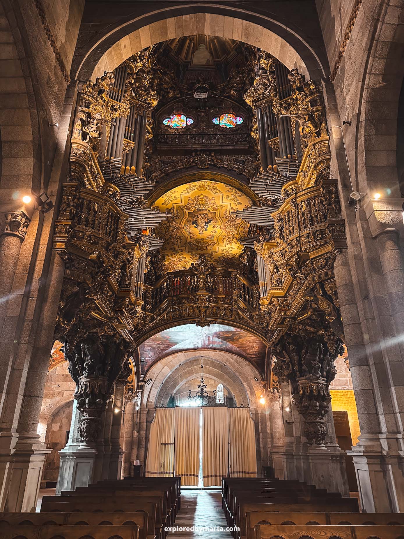 Braga, Portugal-visiting Braga Cathedral or Sé de Braga, the oldest cathedral in Portugal