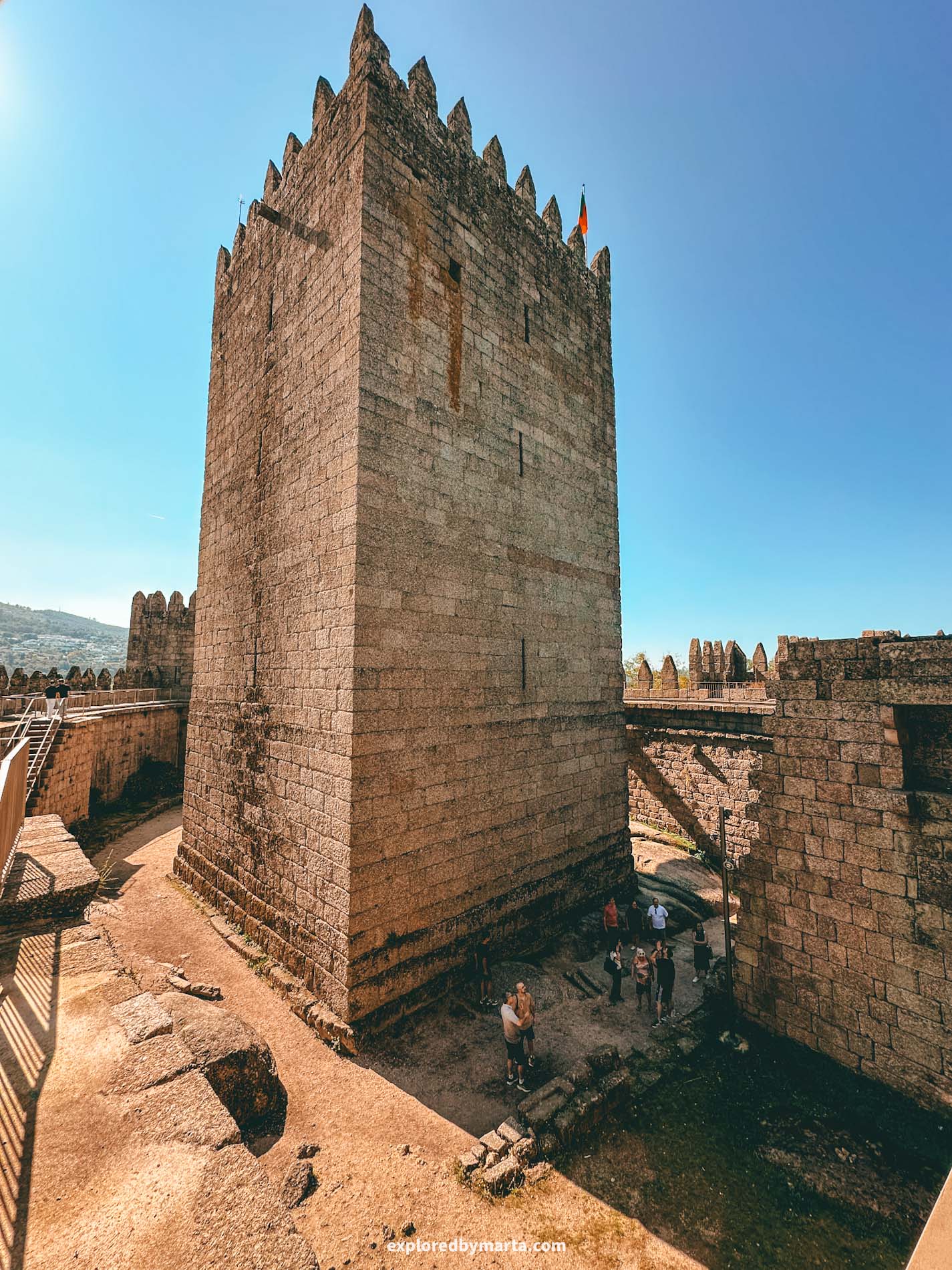 Guimaraes, Portugal-Guimarães Castle is a medieval fortress known historically as the birthplace of Portugal and one of the Seven Wonders of Portugal today