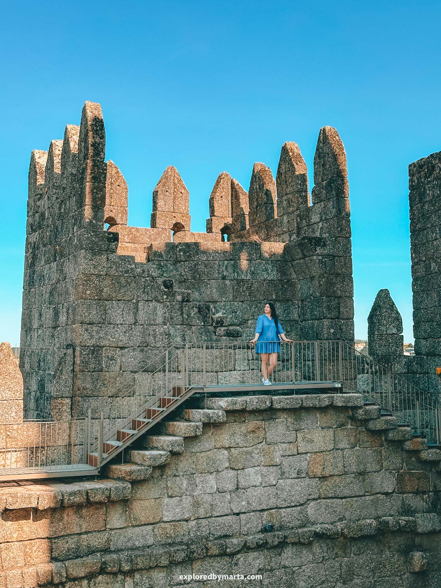 Guimaraes, Portugal-Guimarães Castle is a medieval fortress known historically as the birthplace of Portugal and one of the Seven Wonders of Portugal today