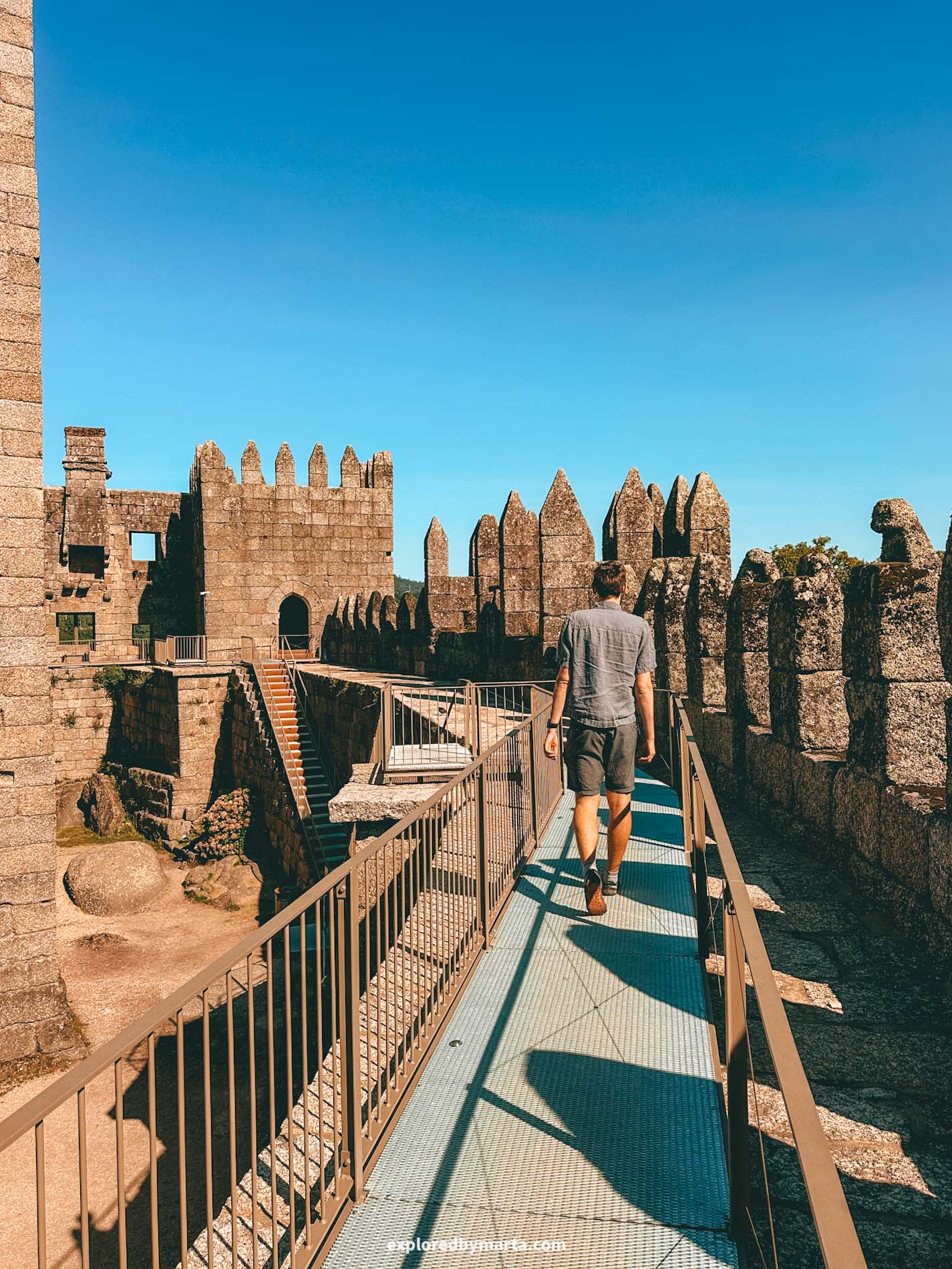 Guimaraes, Portugal-Guimarães Castle is a medieval fortress known historically as the birthplace of Portugal and one of the Seven Wonders of Portugal today