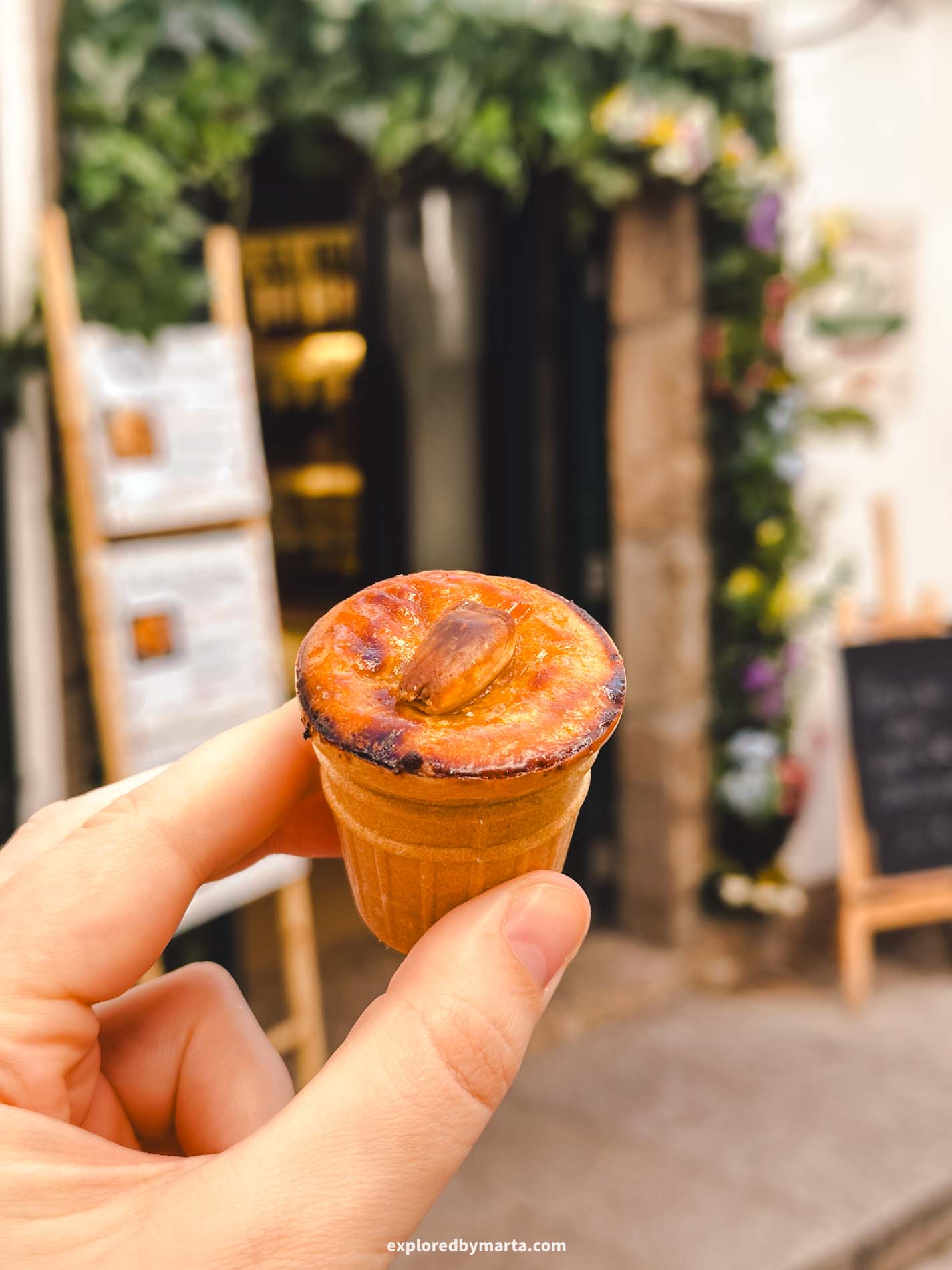 Monastery style pastries from Pastelaria Clarinha in Guimaraes, Portugal