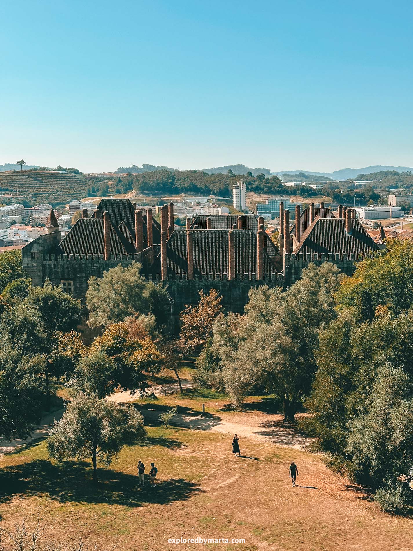 Palace Duques de Bragança in Guimaraes, Portugal