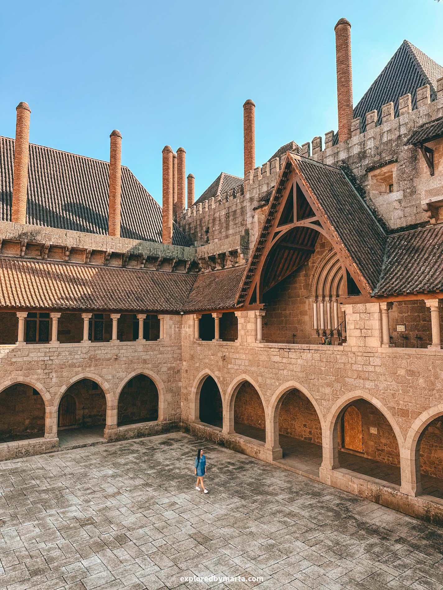 Palace Duques de Bragança in Guimaraes, Portugal