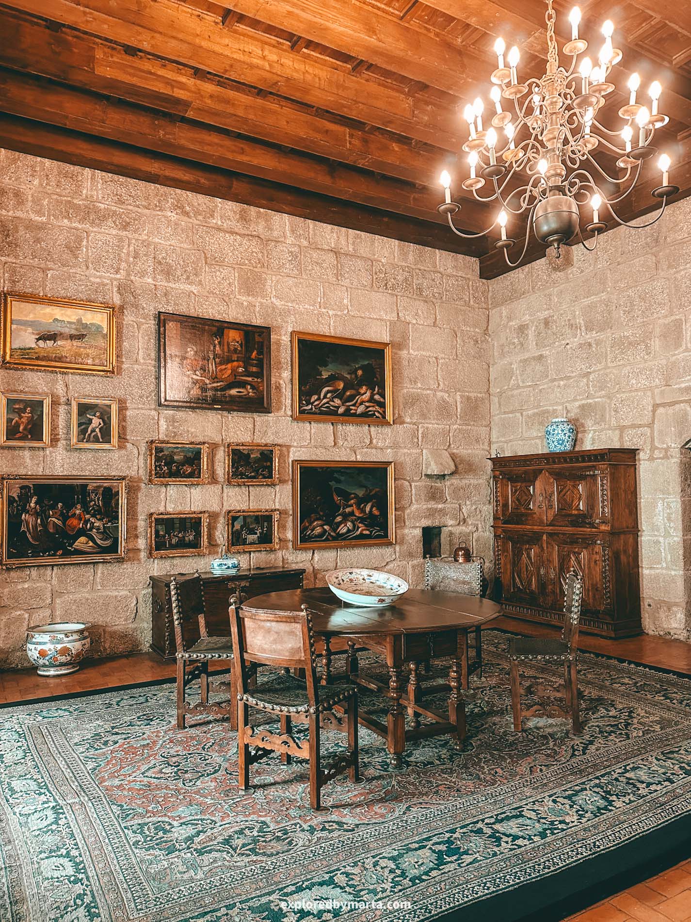 Palace Duques de Bragança in Guimaraes, Portugal