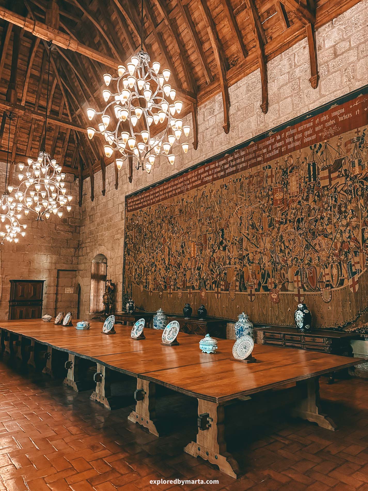 Palace Duques de Bragança in Guimaraes, Portugal