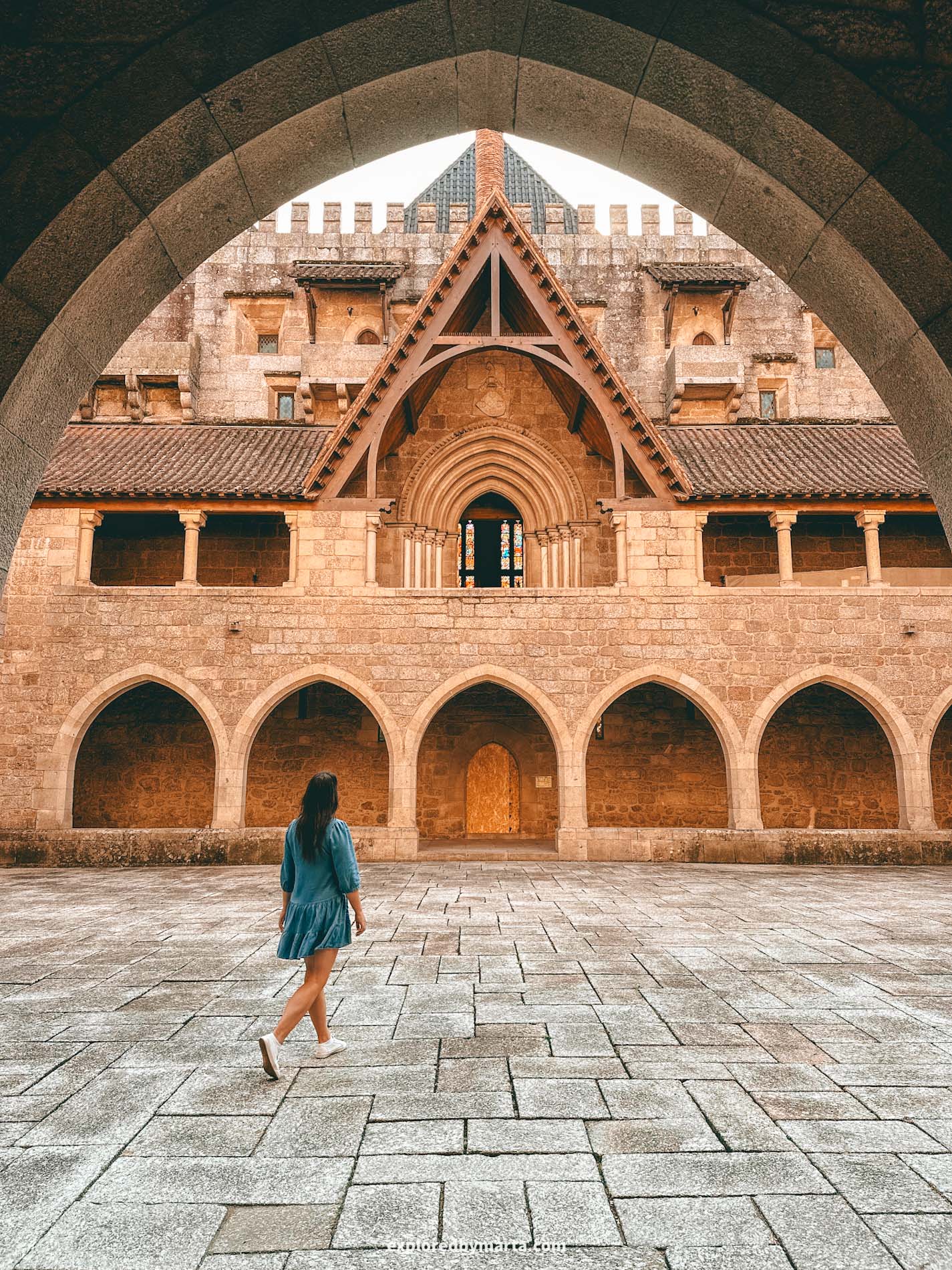 Palace Duques de Bragança in Guimaraes, Portugal