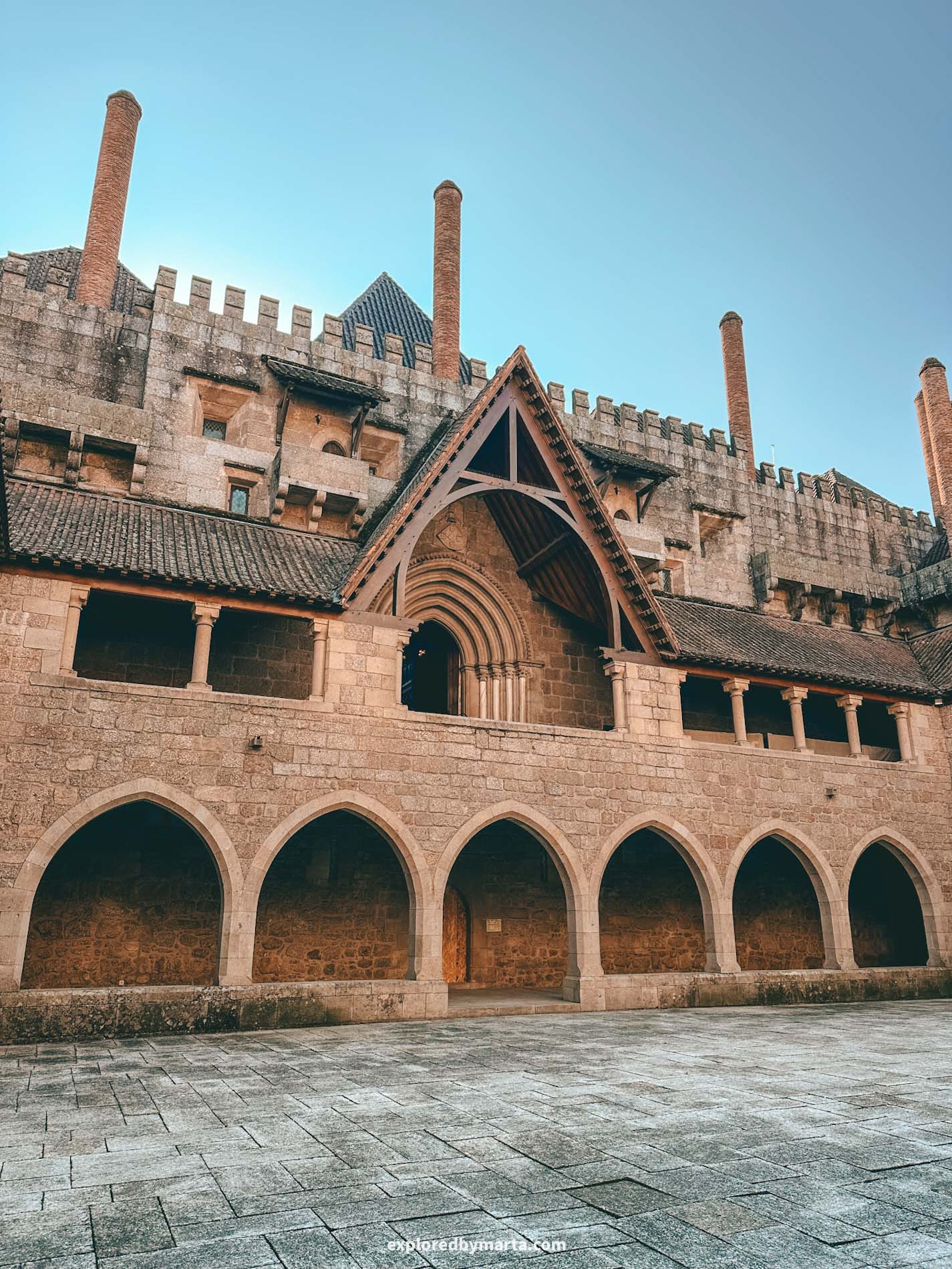 Palace Duques de Bragança in Guimaraes, Portugal