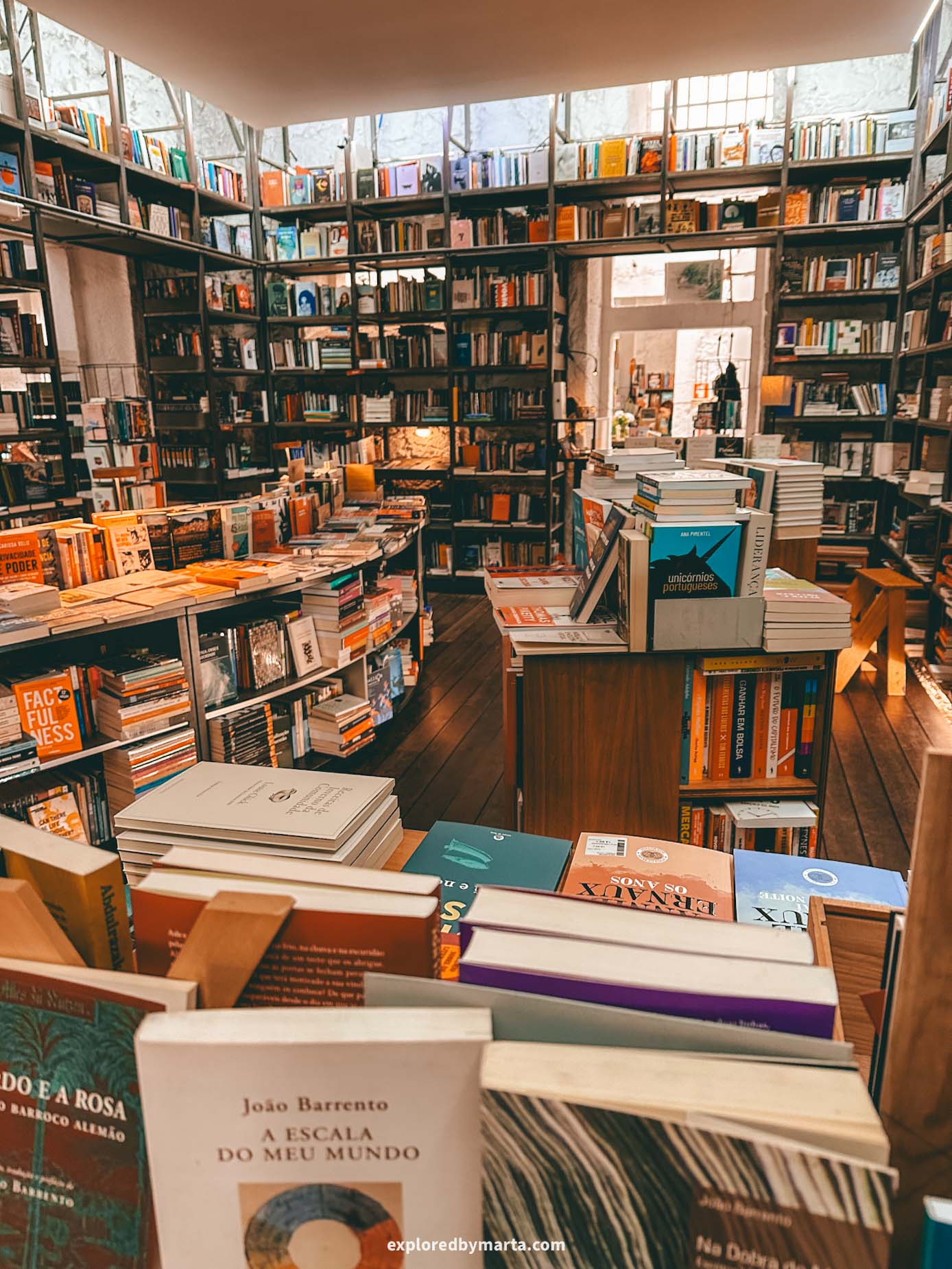 Braga, Portugal-100° Página Book store or Livraria Centésima Página in Braga