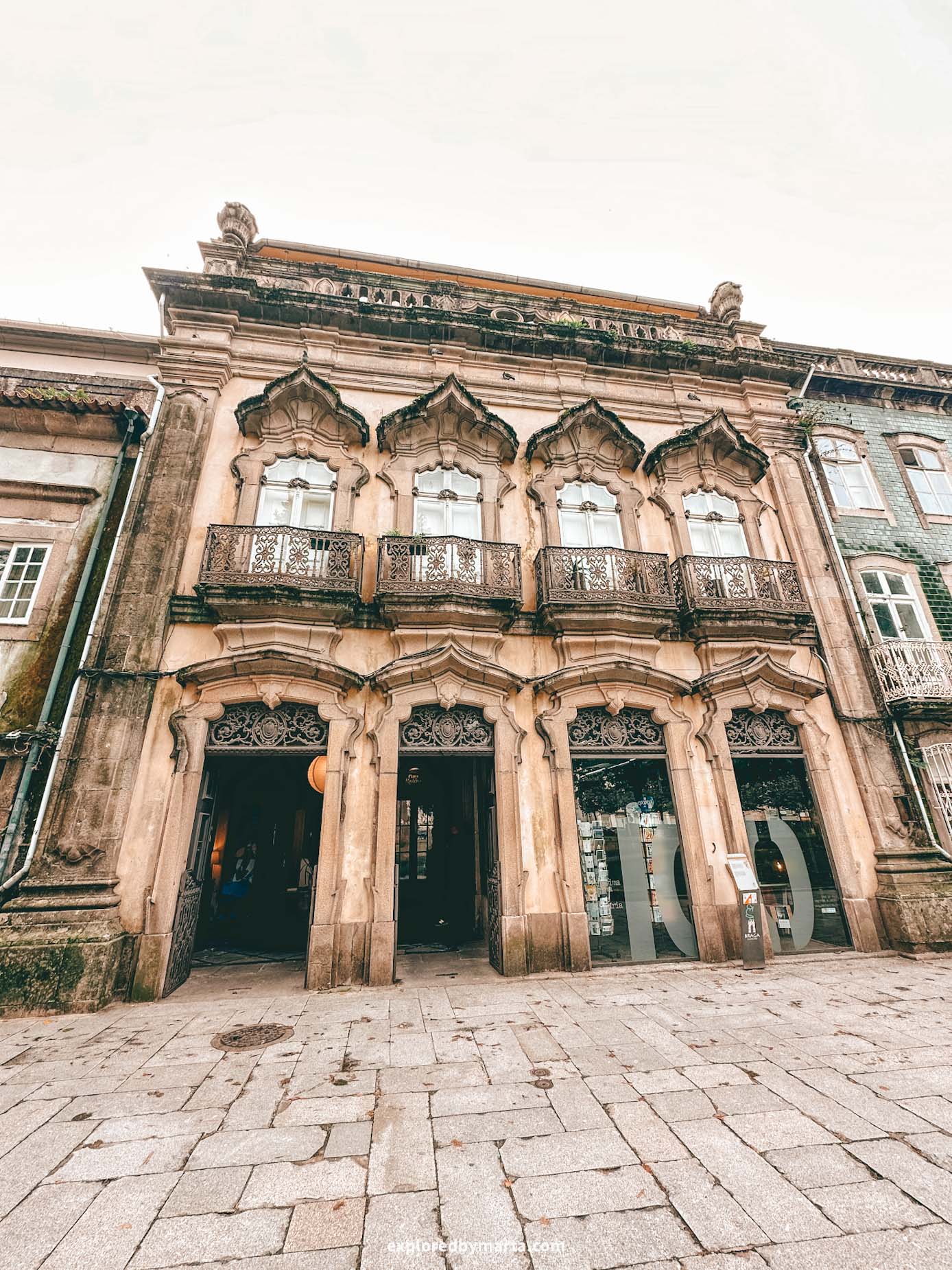 Braga, Portugal-100° Página Book store or Livraria Centésima Página in Braga