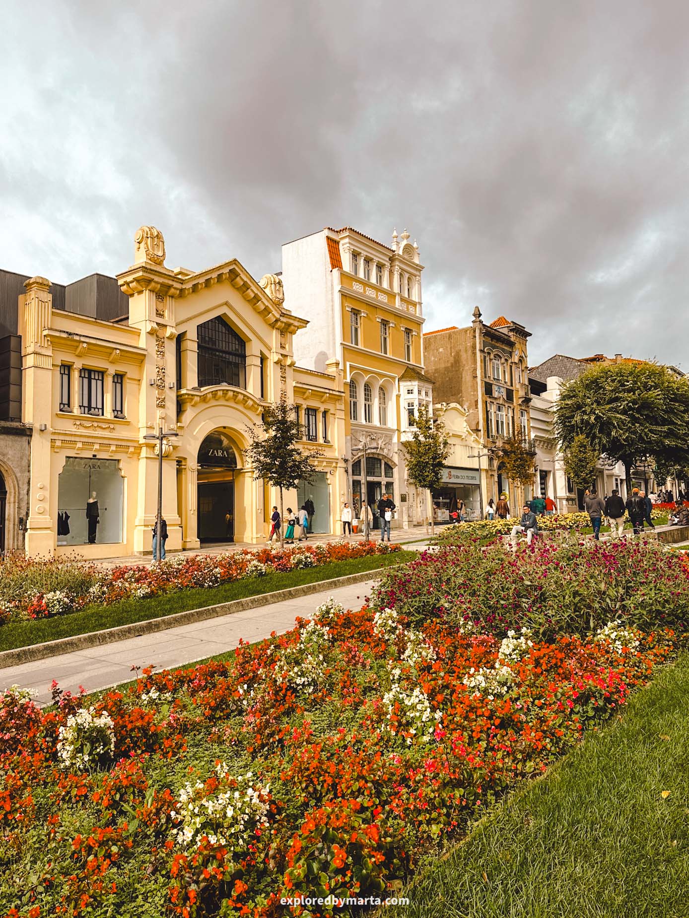 Braga, Portugal-Braga, Portugal-walk through the beautiful Jardins da Avenida da Liberdade gardens in Braga