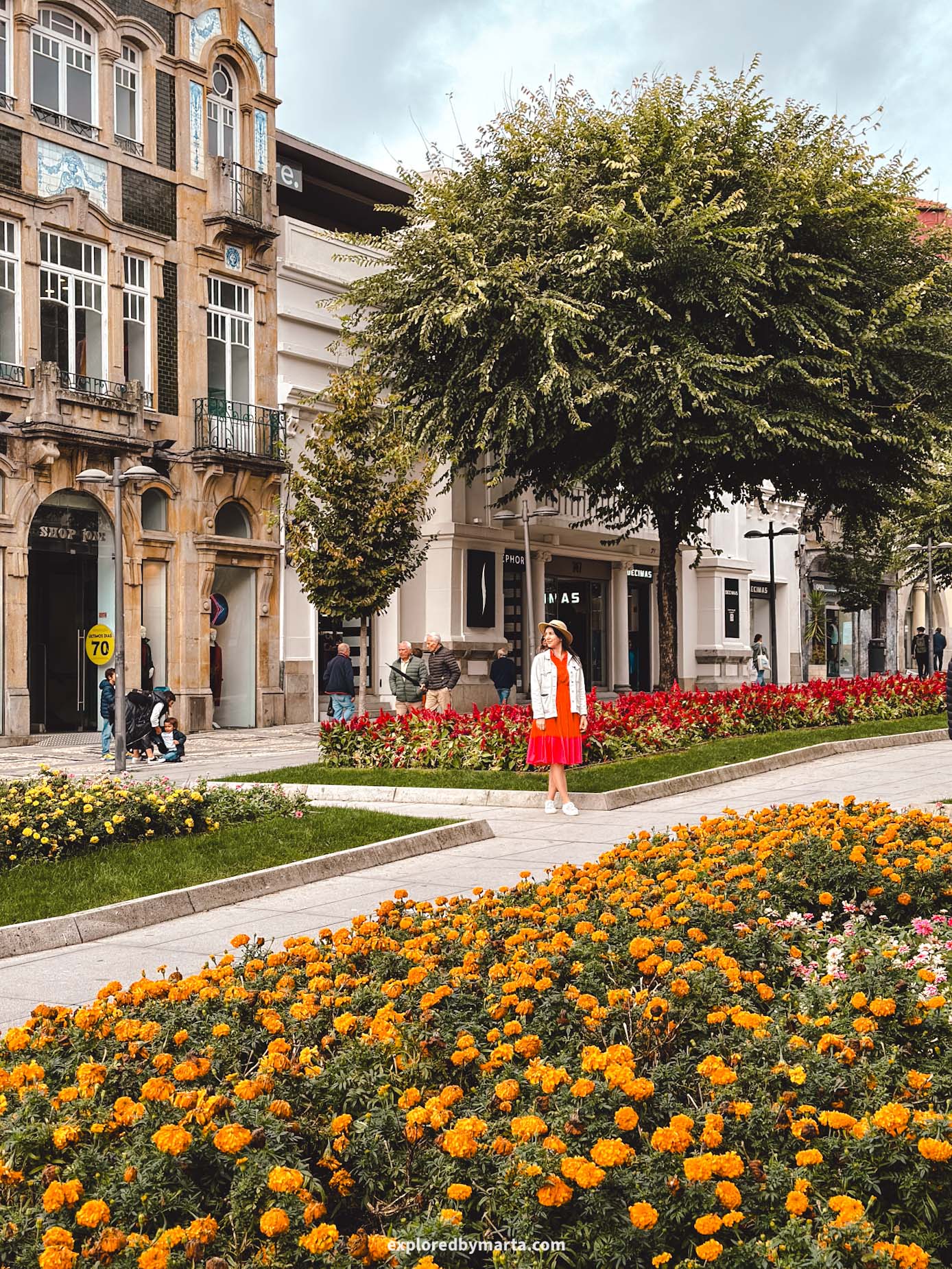 Braga, Portugal-Braga, Portugal-walk through the beautiful Jardins da Avenida da Liberdade gardens in Braga