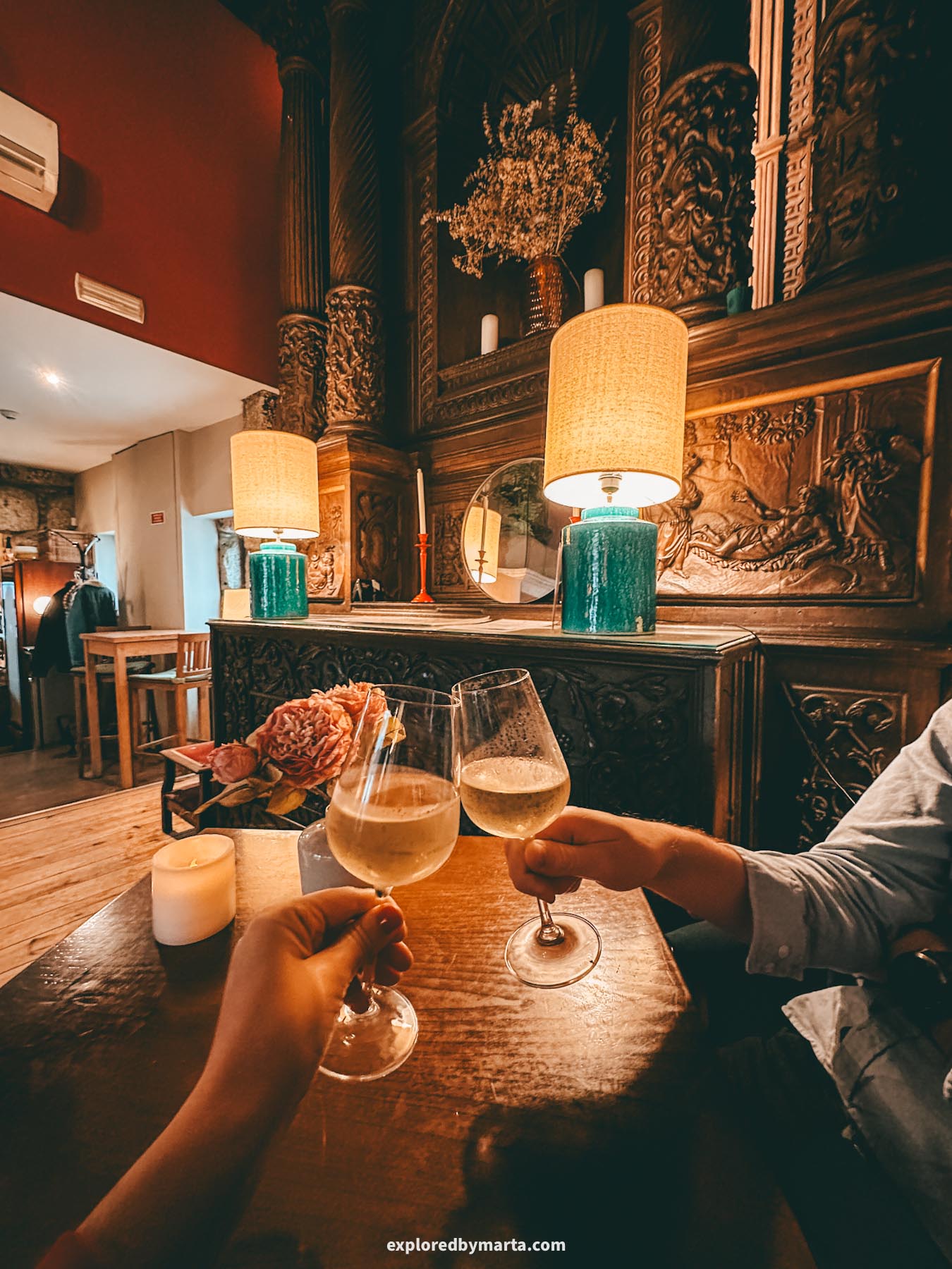 Capela Incomum wine and tapas bar in Porto, Portugal