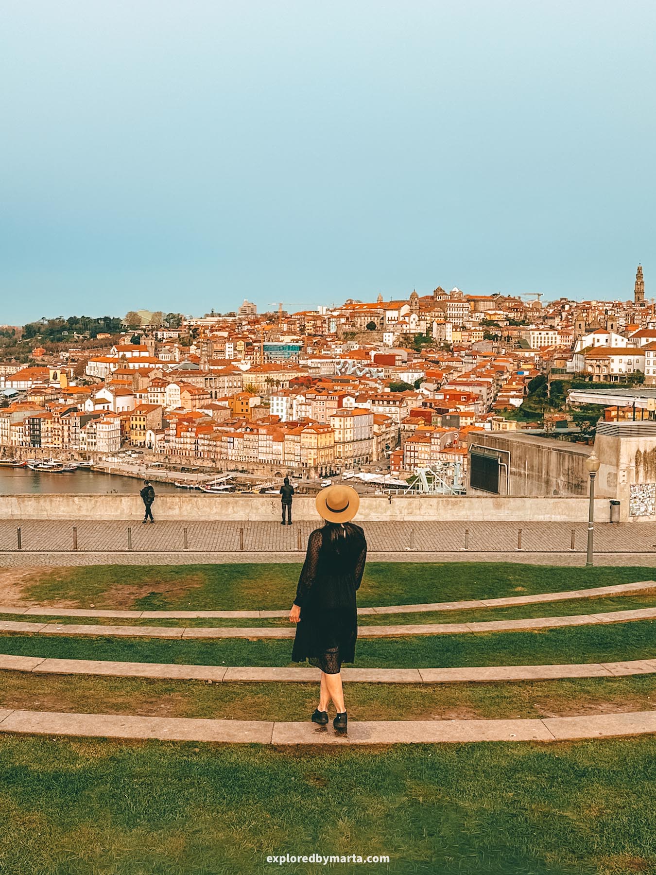Jardim do Morro viewpoint in Porto, Portugal