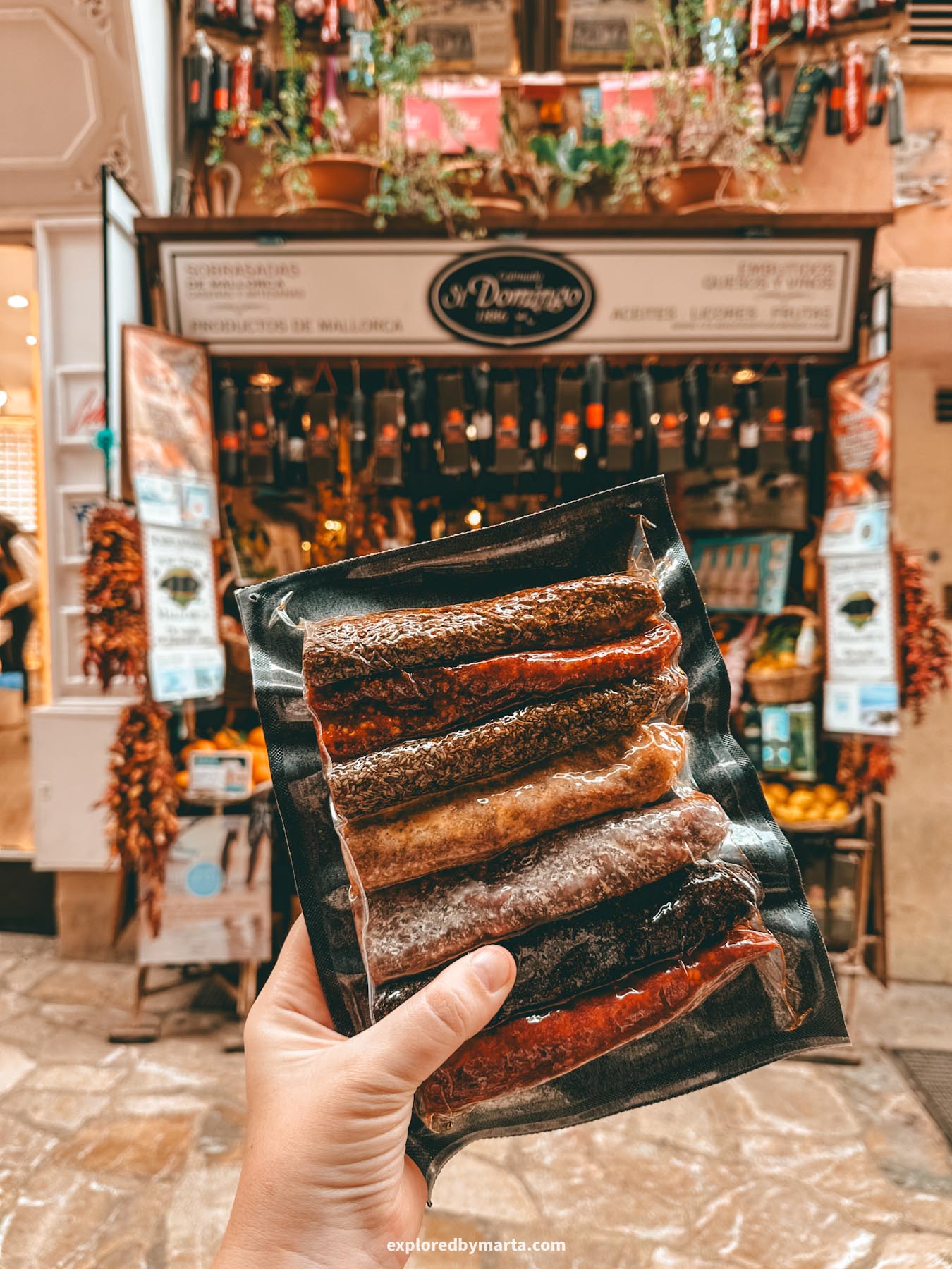 Mallorca, Spain-Sobrasada, the famous Mallorcan sausage