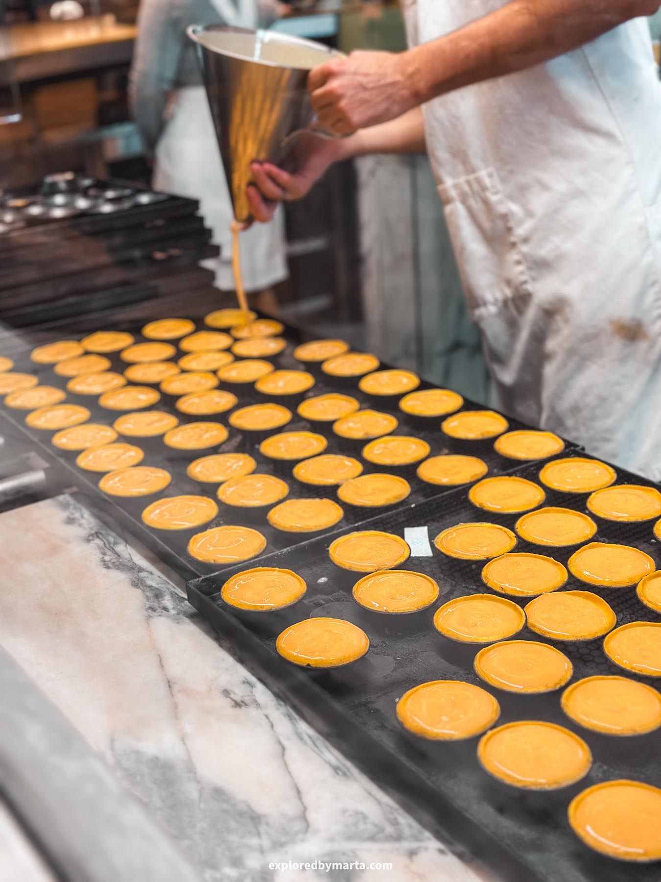 Manteigaria is one of the best places where you can try pastel de nata in Porto, Portugal