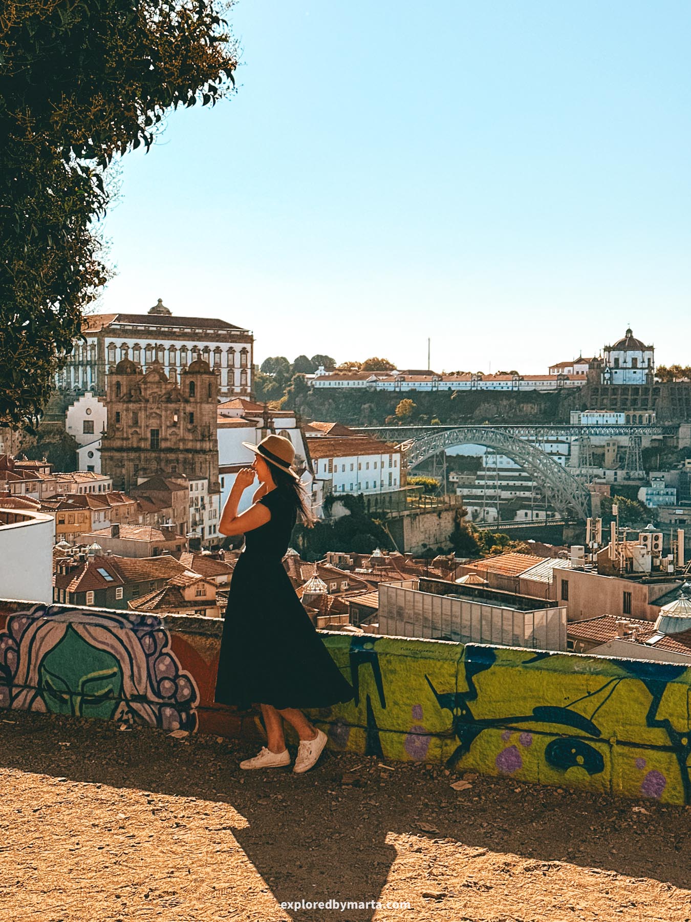 Miradouro da Vitória in Porto, Portugal