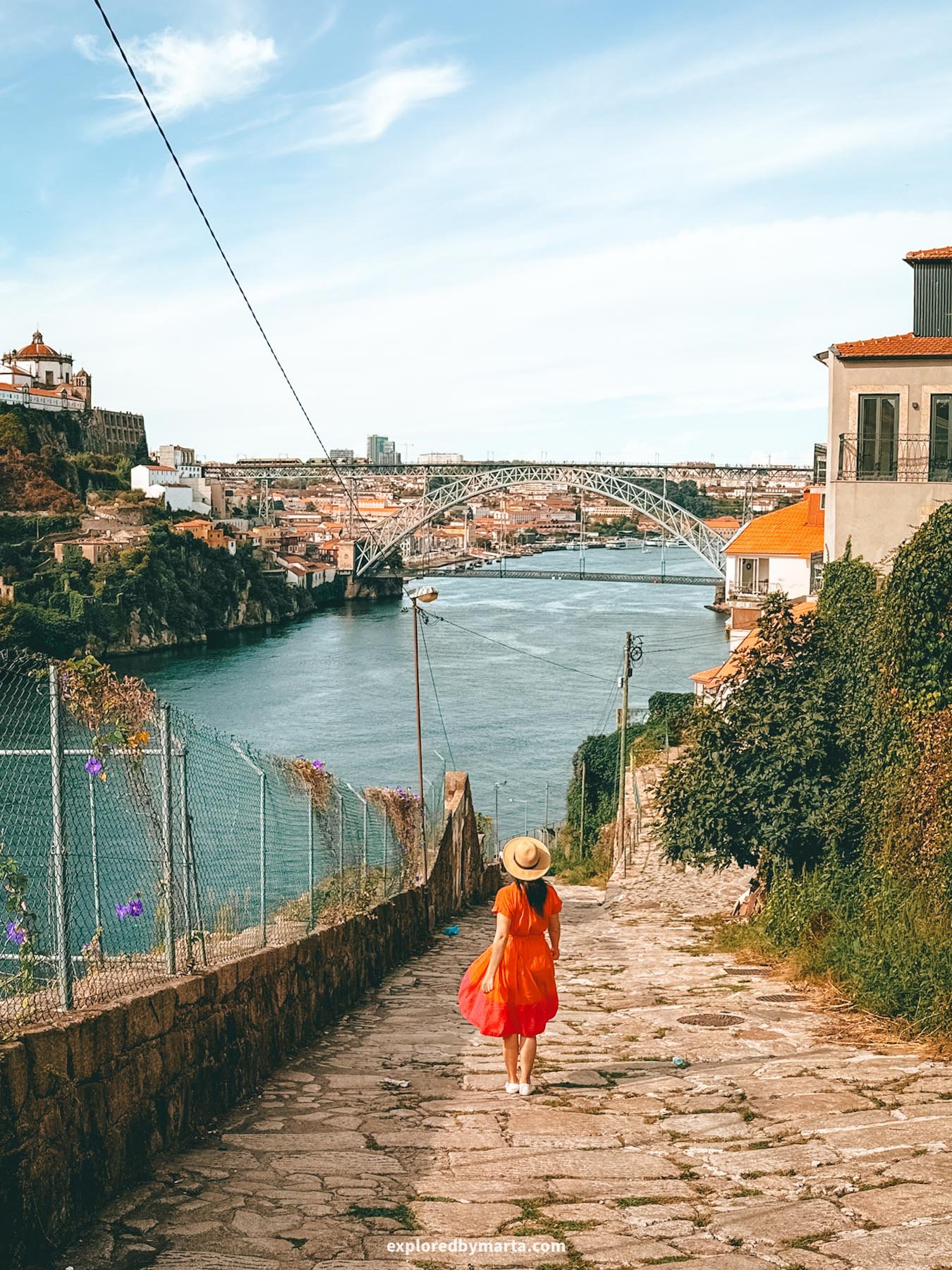 Porto, Portugal-view from Calçada das Carquejeiras