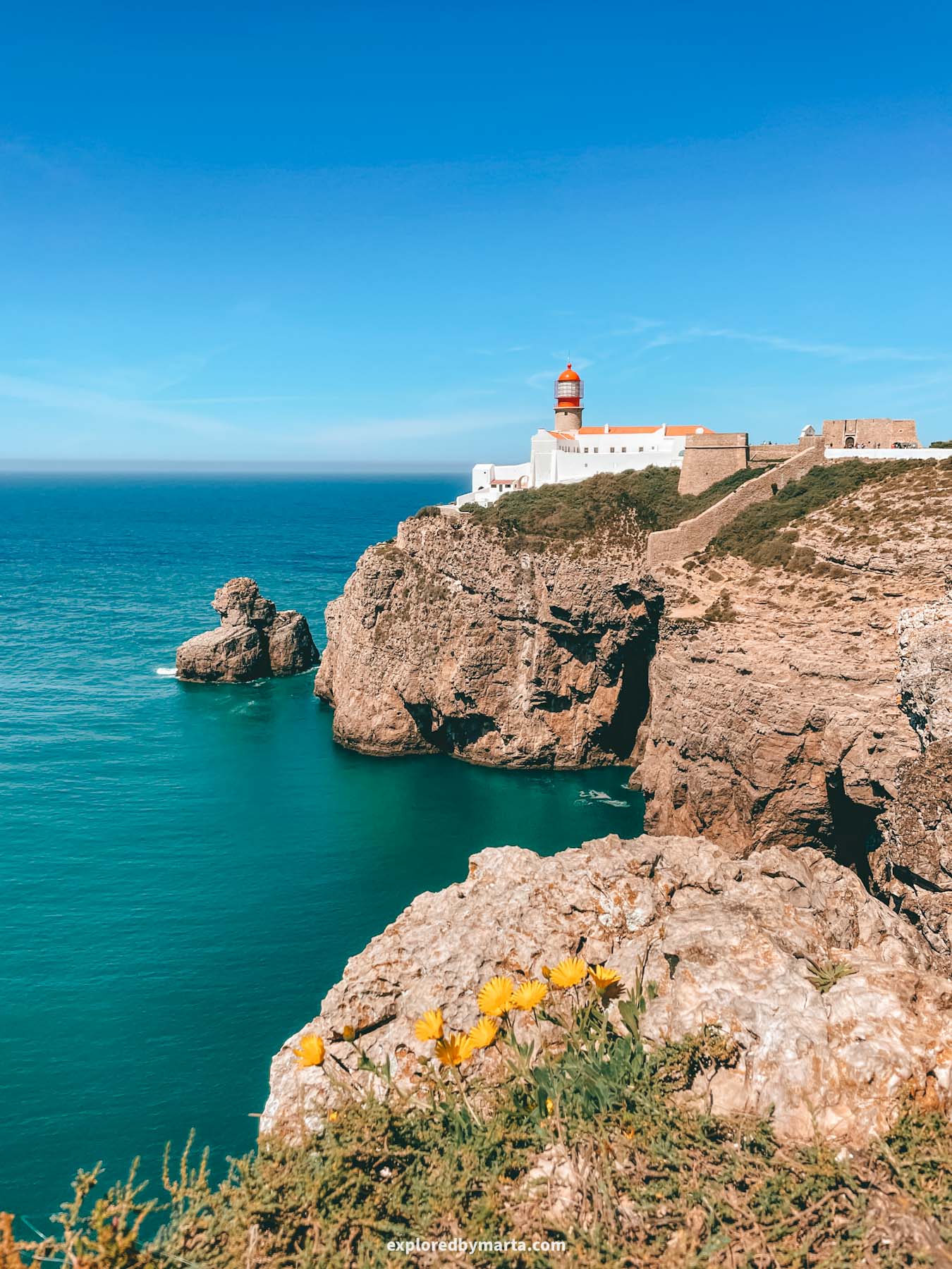 Portugal-Farol do Cabo de São Vicente in Southern Portugal