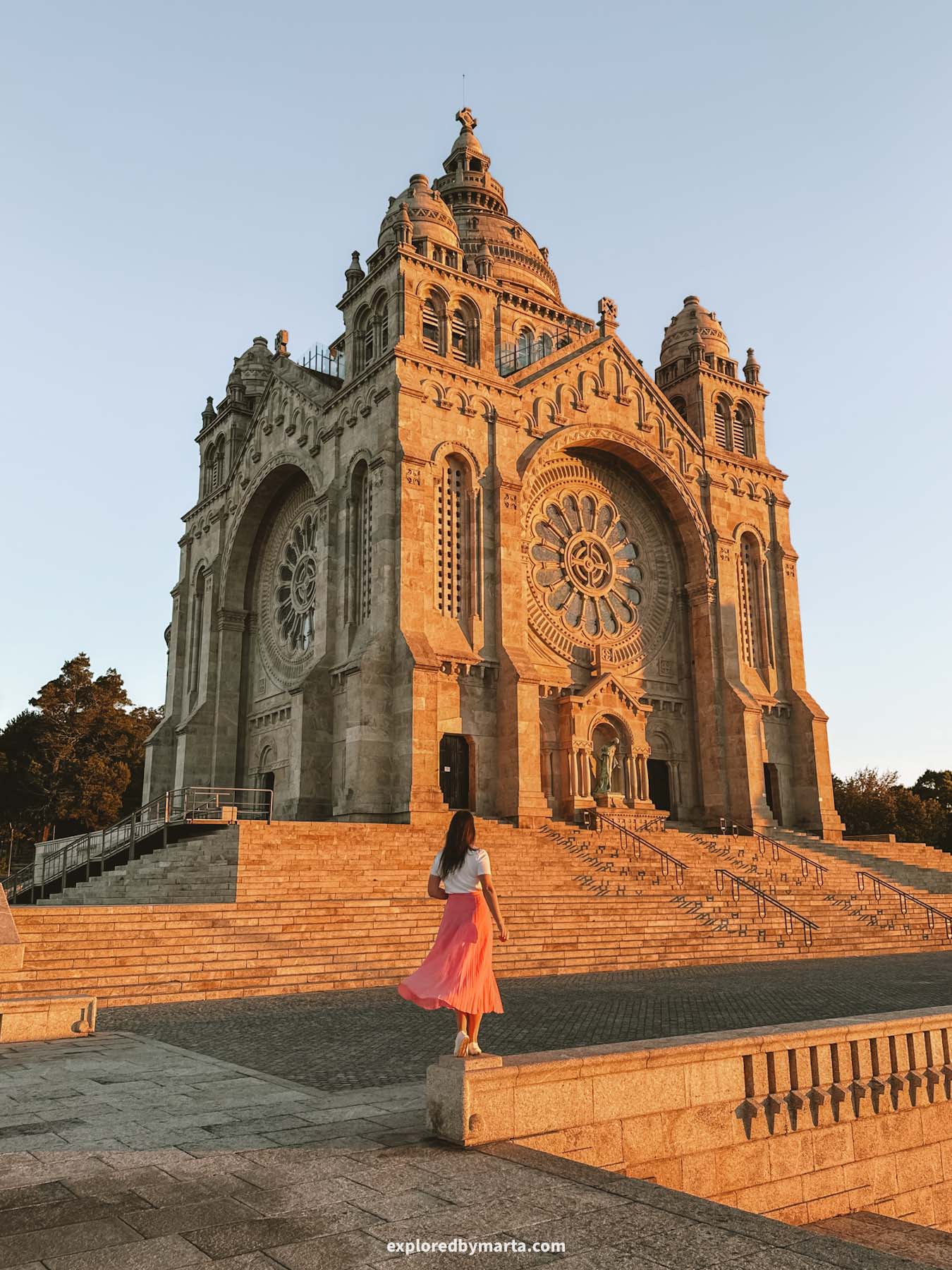 Portugal-Sanctuary of the Sacred Heart of Jesus on Mount of Santa Luzia in Viana do Castelo