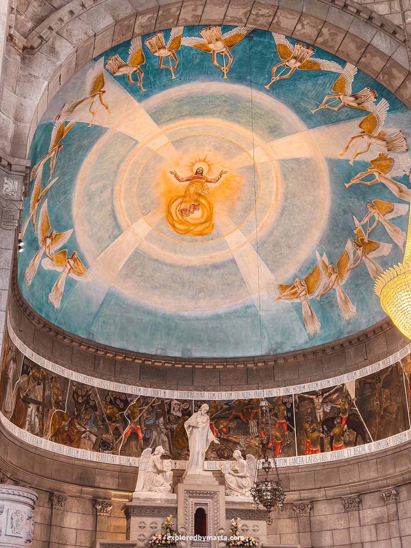 Portugal-Sanctuary of the Sacred Heart of Jesus on Mount of Santa Luzia in Viana do Castelo
