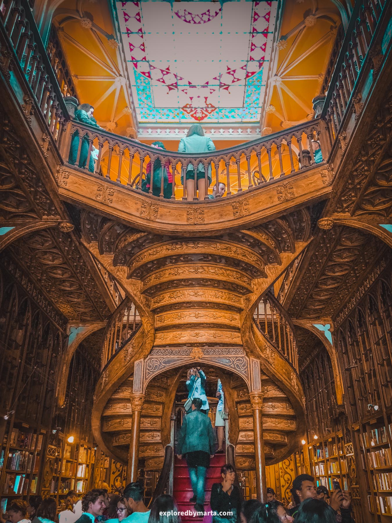 Portugal-the famous Livraria Lello in Porto