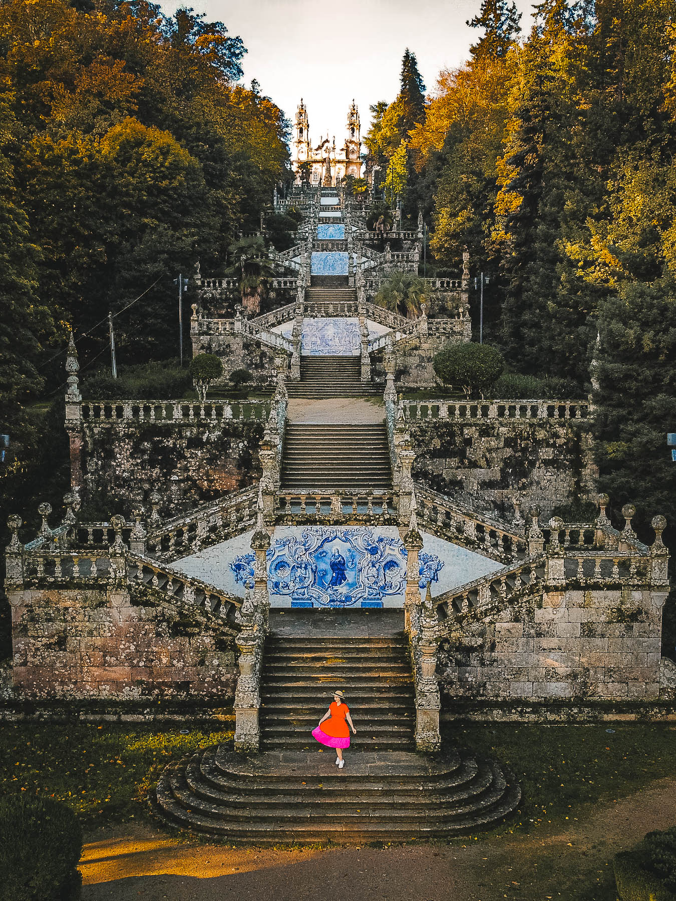 Hidden gems in Portugal - Santuário de Nossa Senhora dos Remédios in Lamego, Portugal