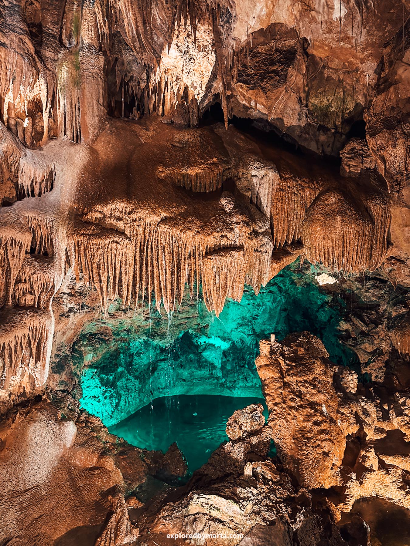Grutas de Mira de Aire caves in Portugal