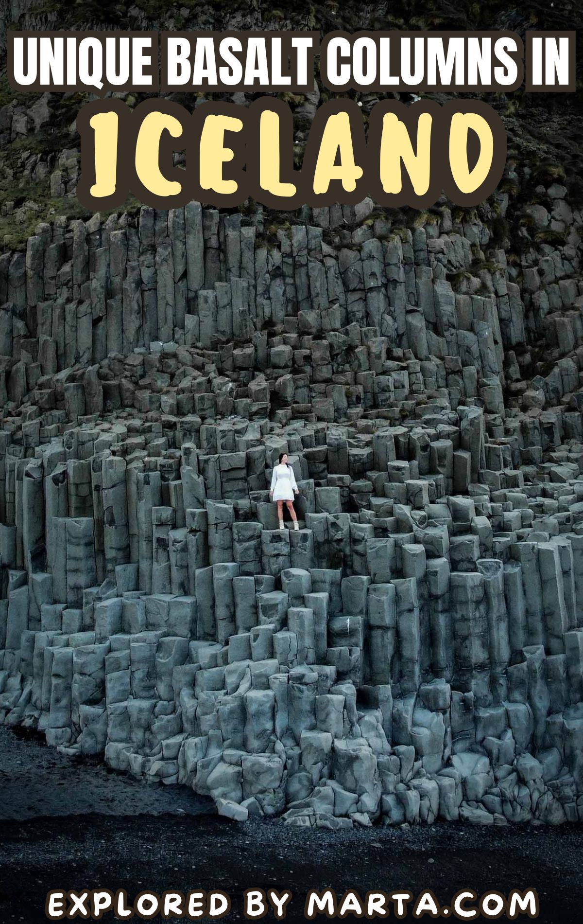Basalt columns in Iceland are the most unique geological formation in the country