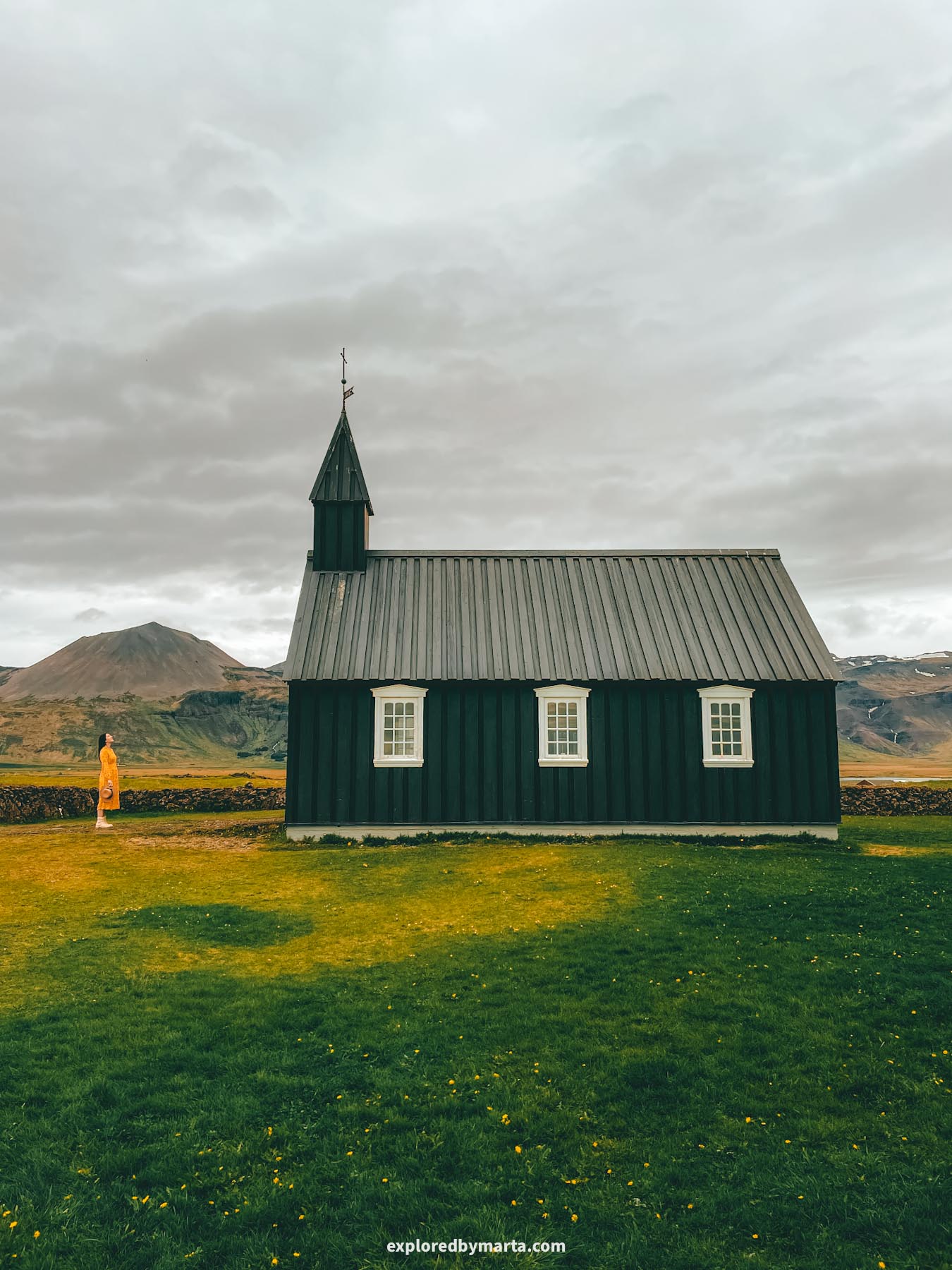 Búðakirkja, the iconic black church of Iceland