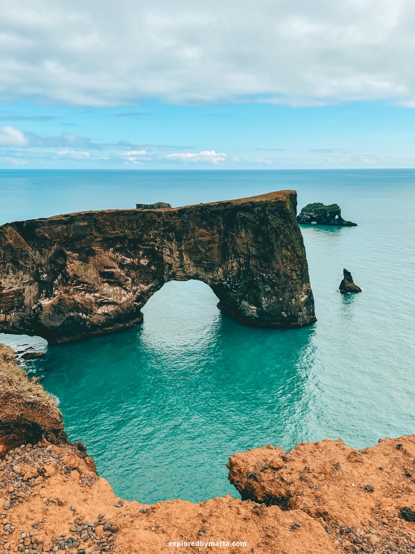 Dyrhólaey Sea Arch in Iceland