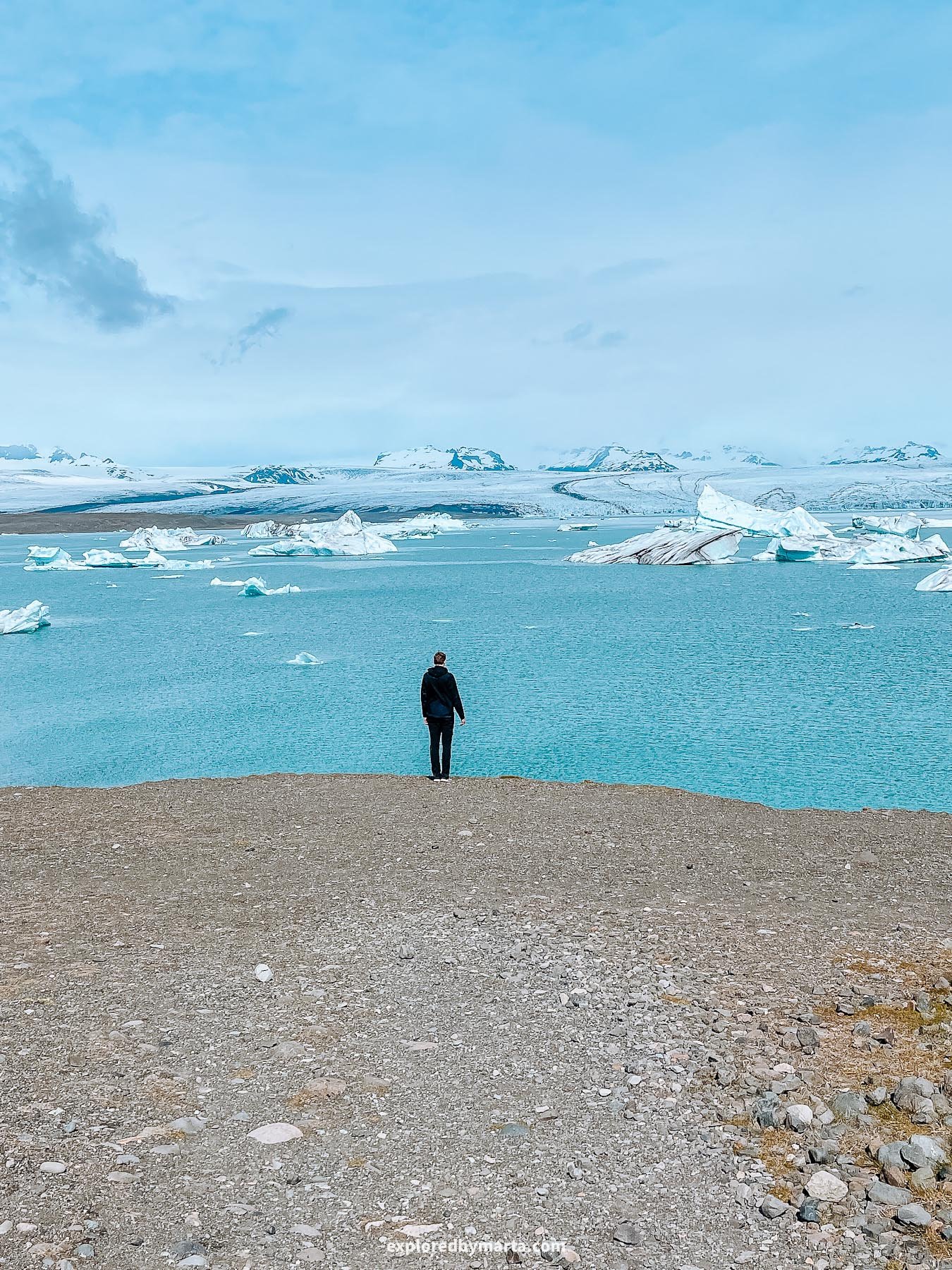 Jökulsárlón glacier lagoon in Iceland